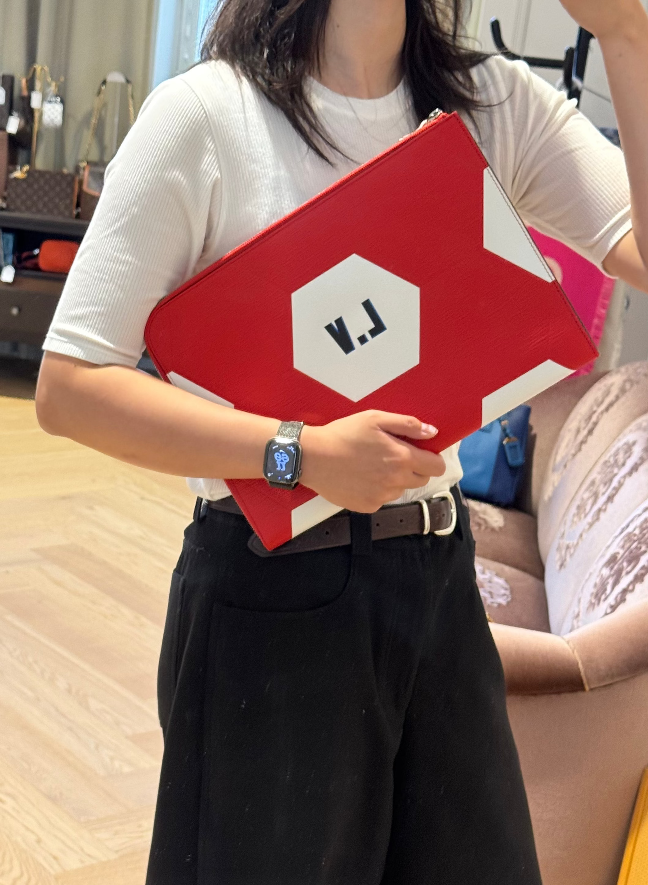 Pochette Jour FIFA World Cup 2018 Red Epi Leather