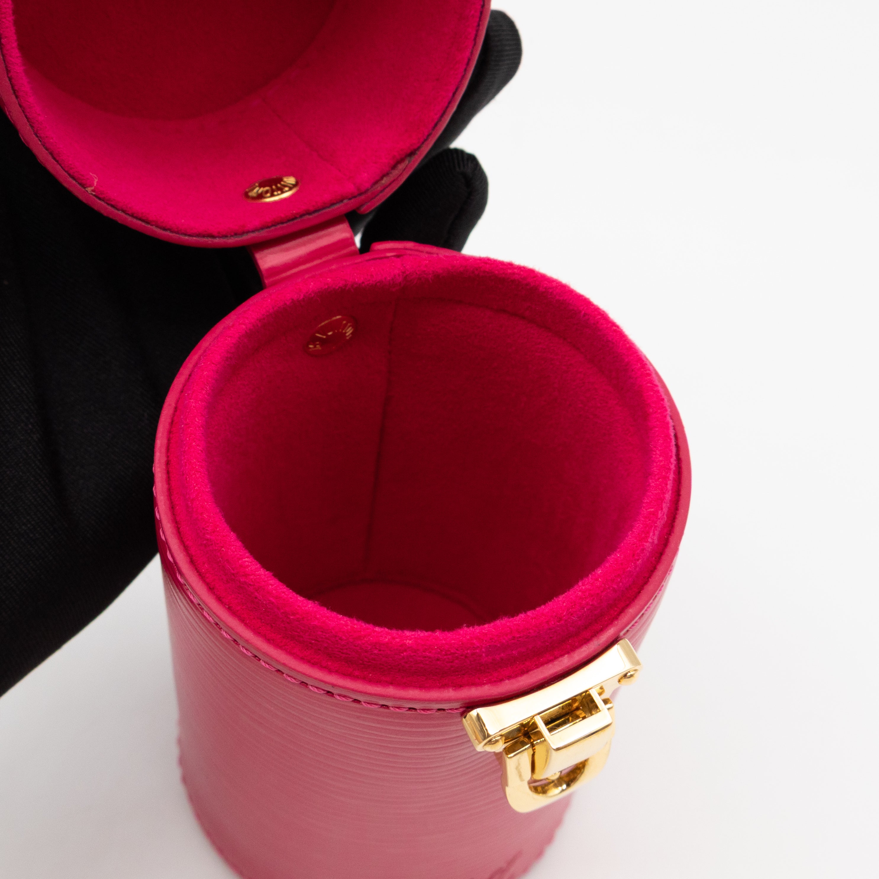 Perfume Travel Case 100 ml Fuchsia Epi Leather