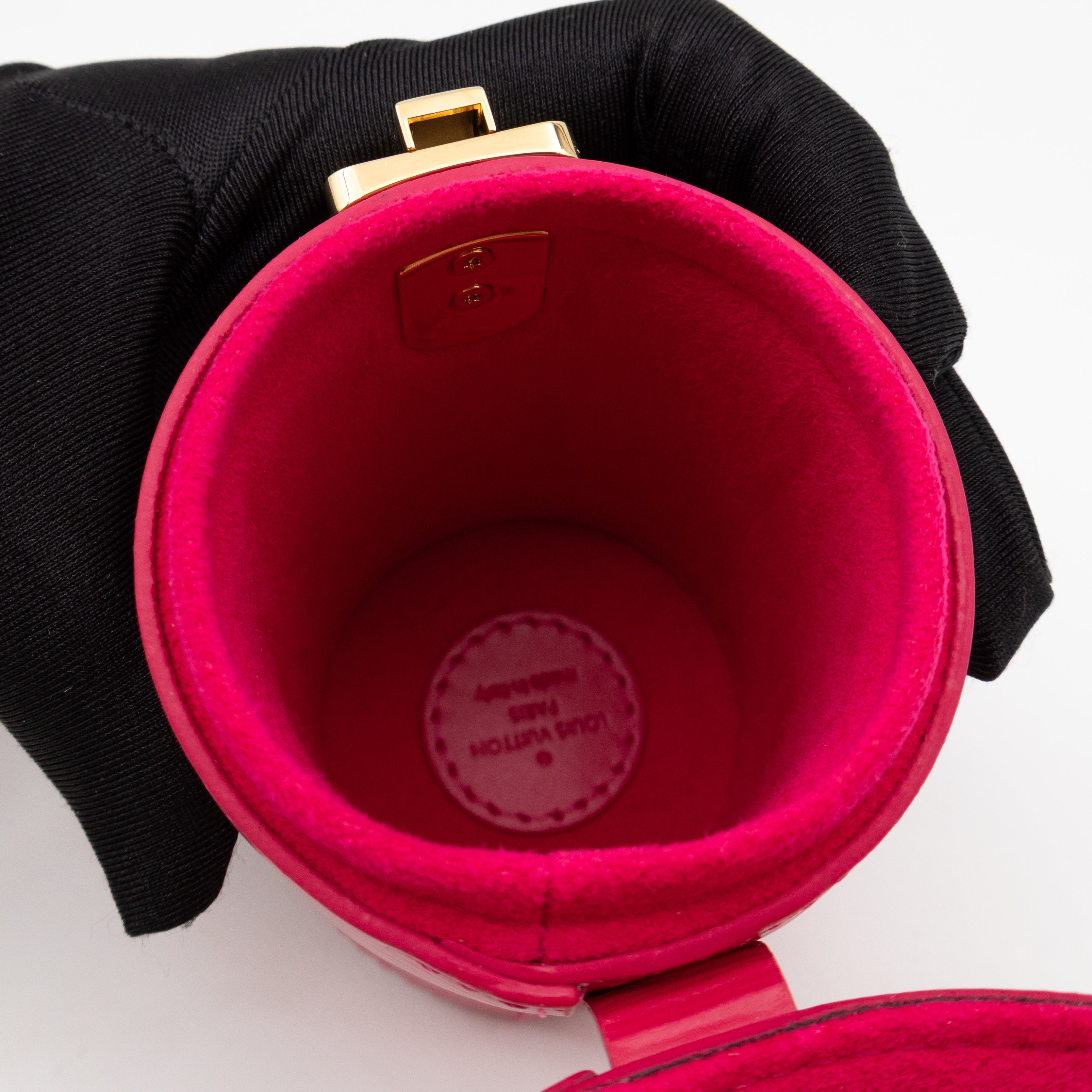 Perfume Travel Case 100 ml Fuchsia Epi Leather
