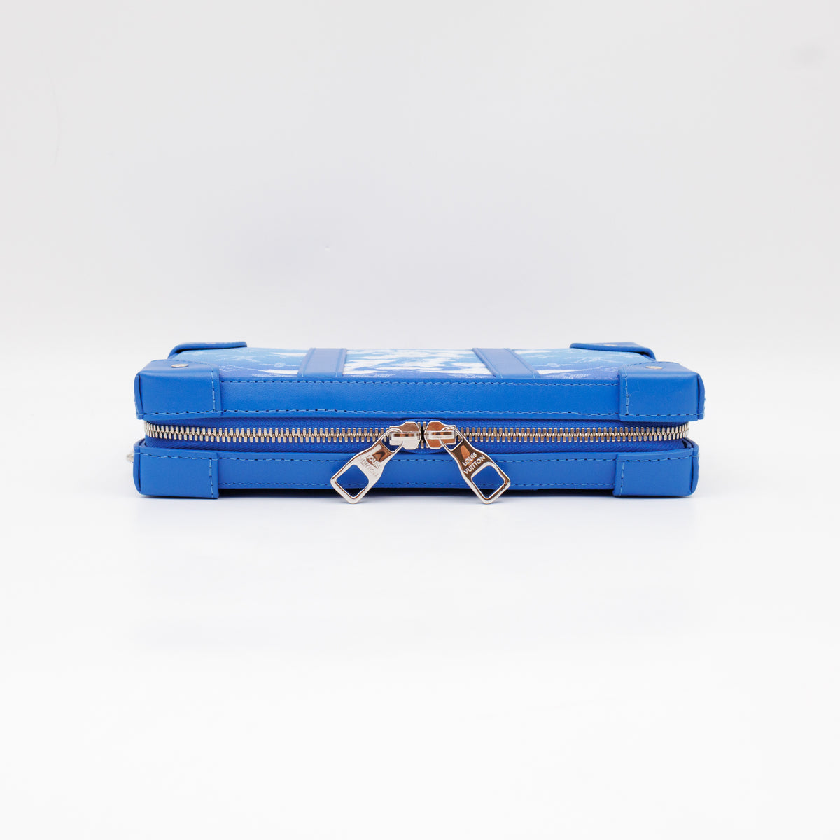 Soft Trunk Wallet Monogram Clouds Blue