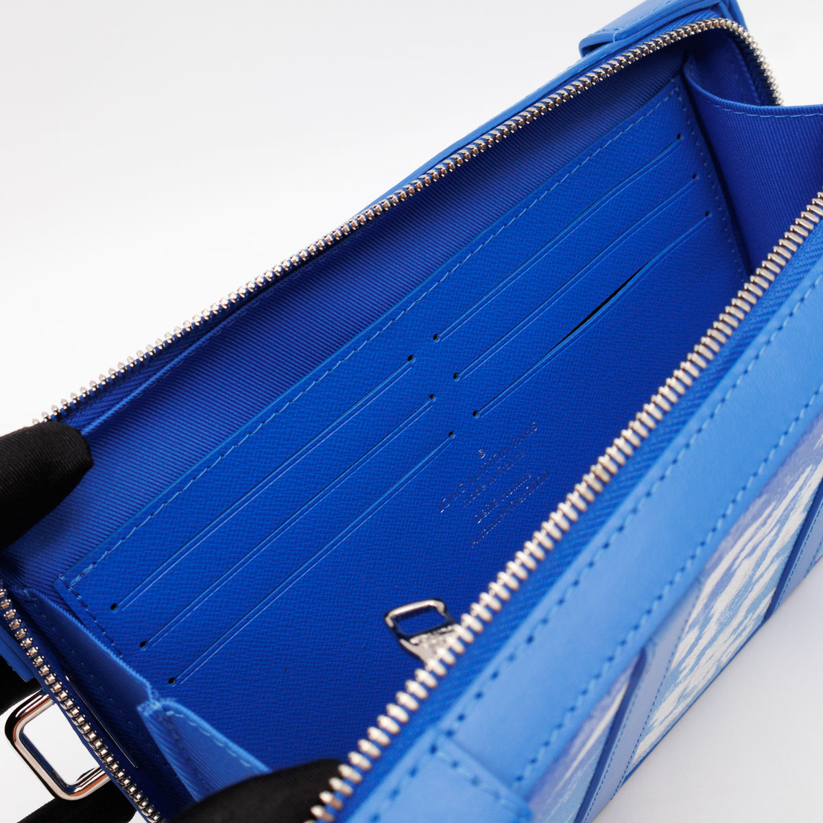 Soft Trunk Wallet Monogram Clouds Blue