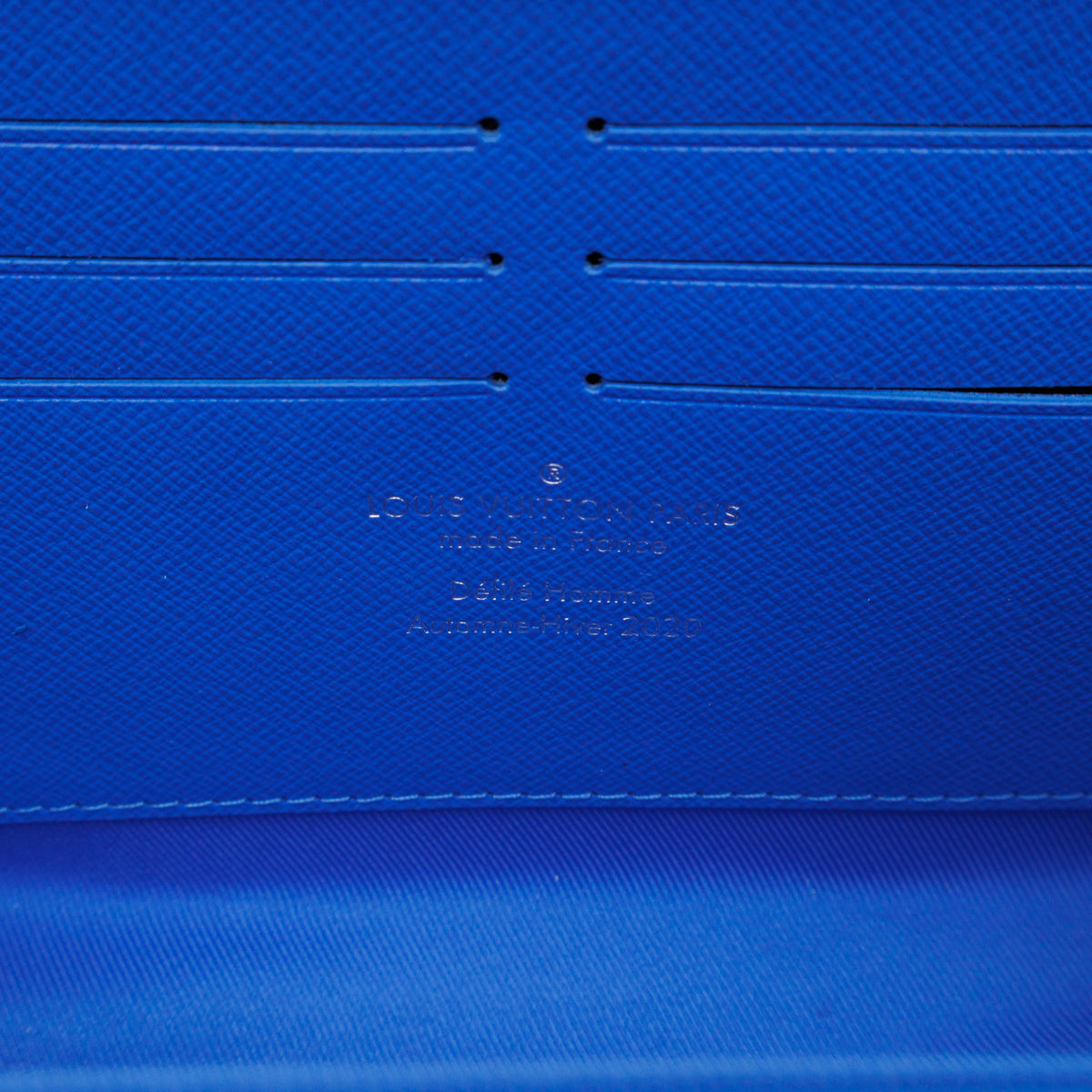 Soft Trunk Wallet Monogram Clouds Blue