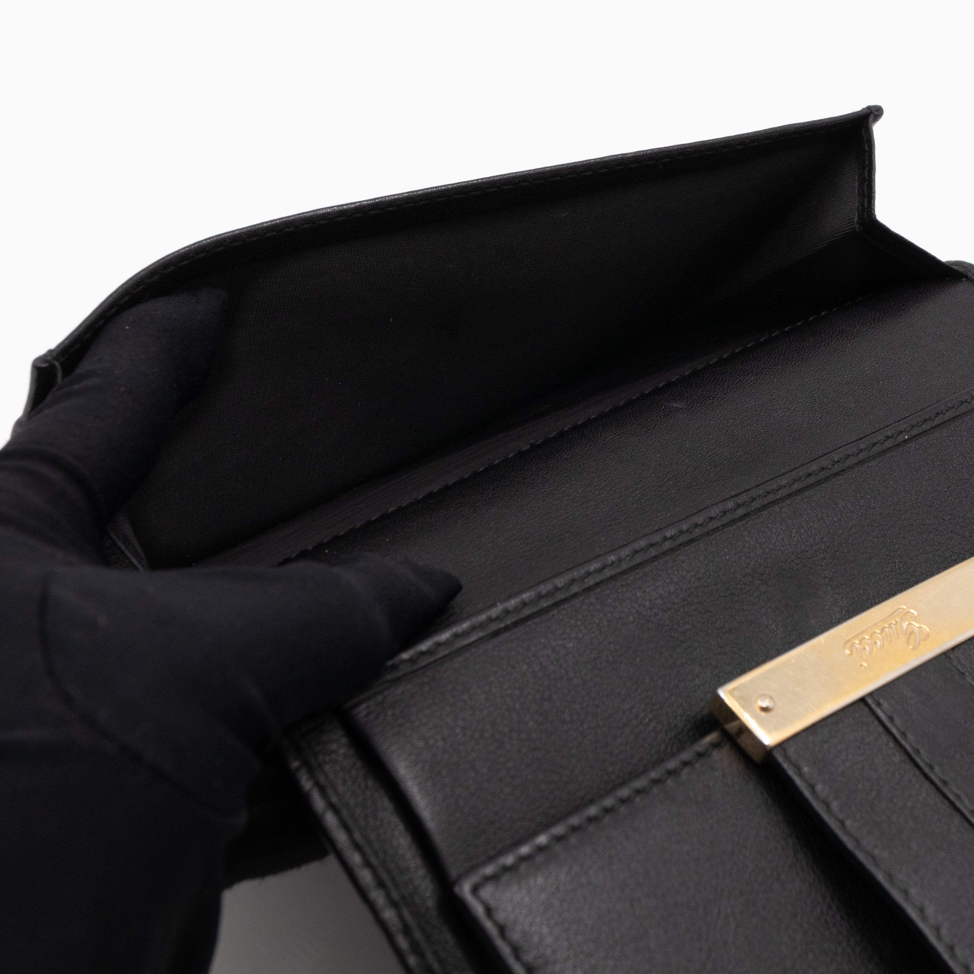 Guccissima Black Leather Wallet