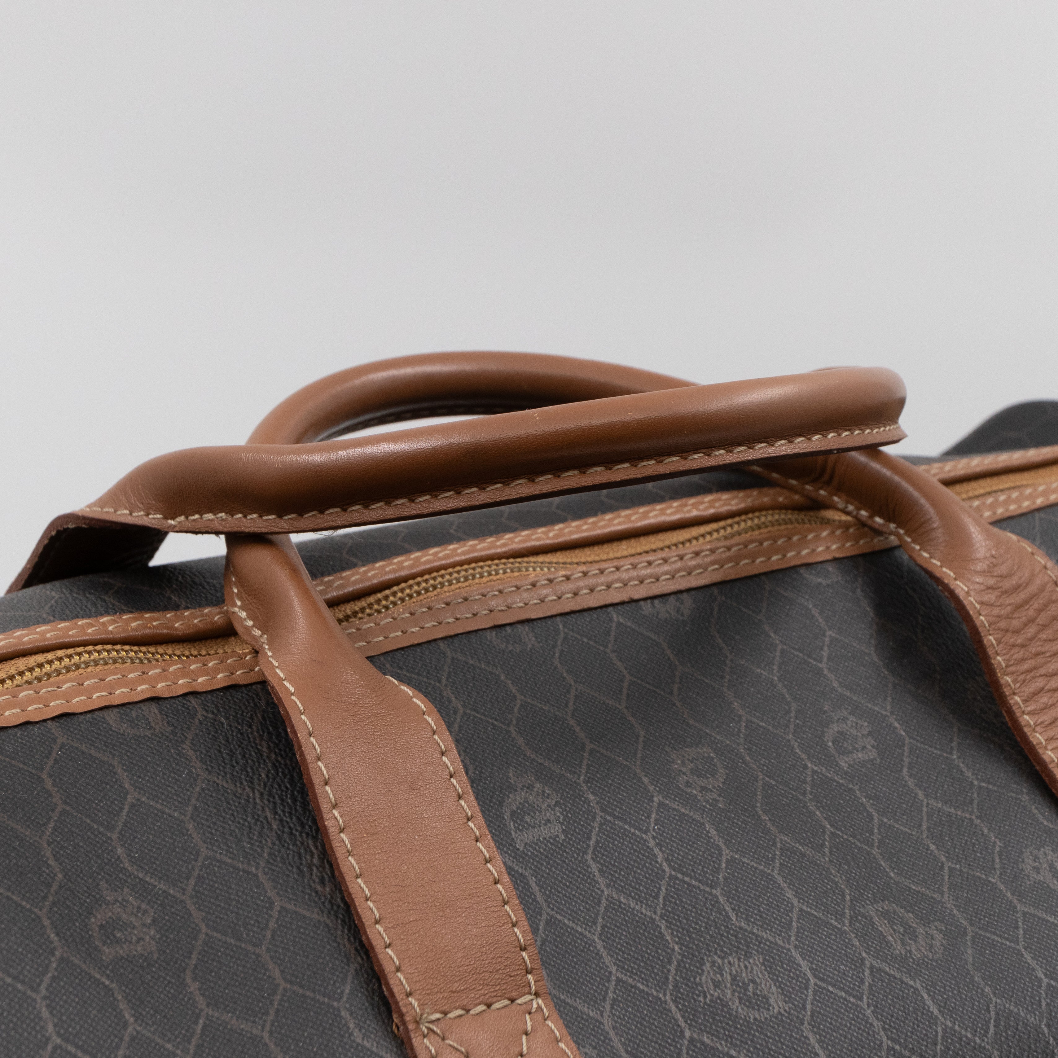 Boston Duffle Bag Brown Honeycomb