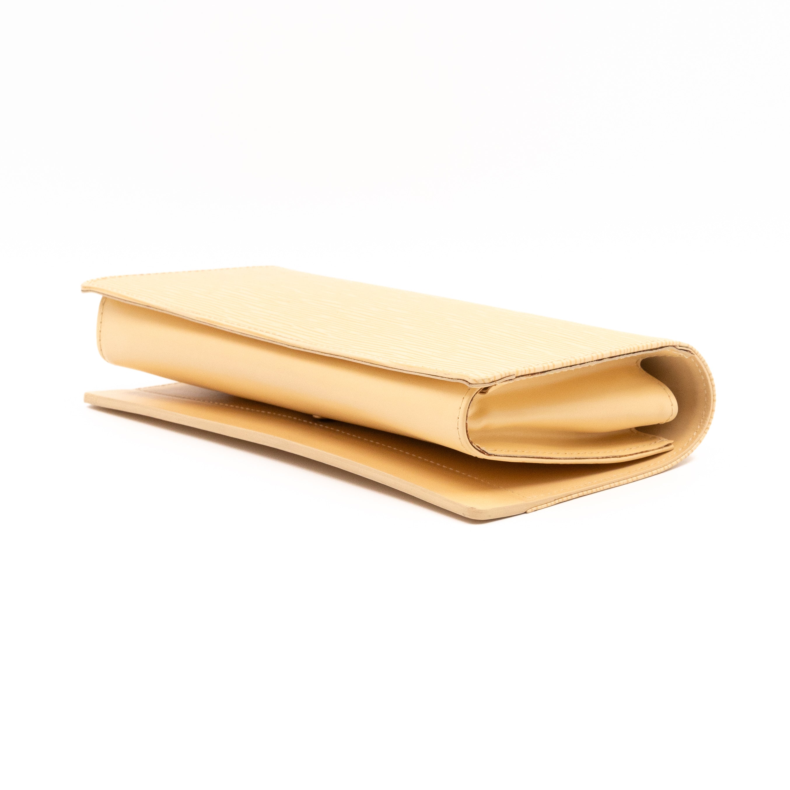 Honfleur Pochette Epi Leather Vanilla