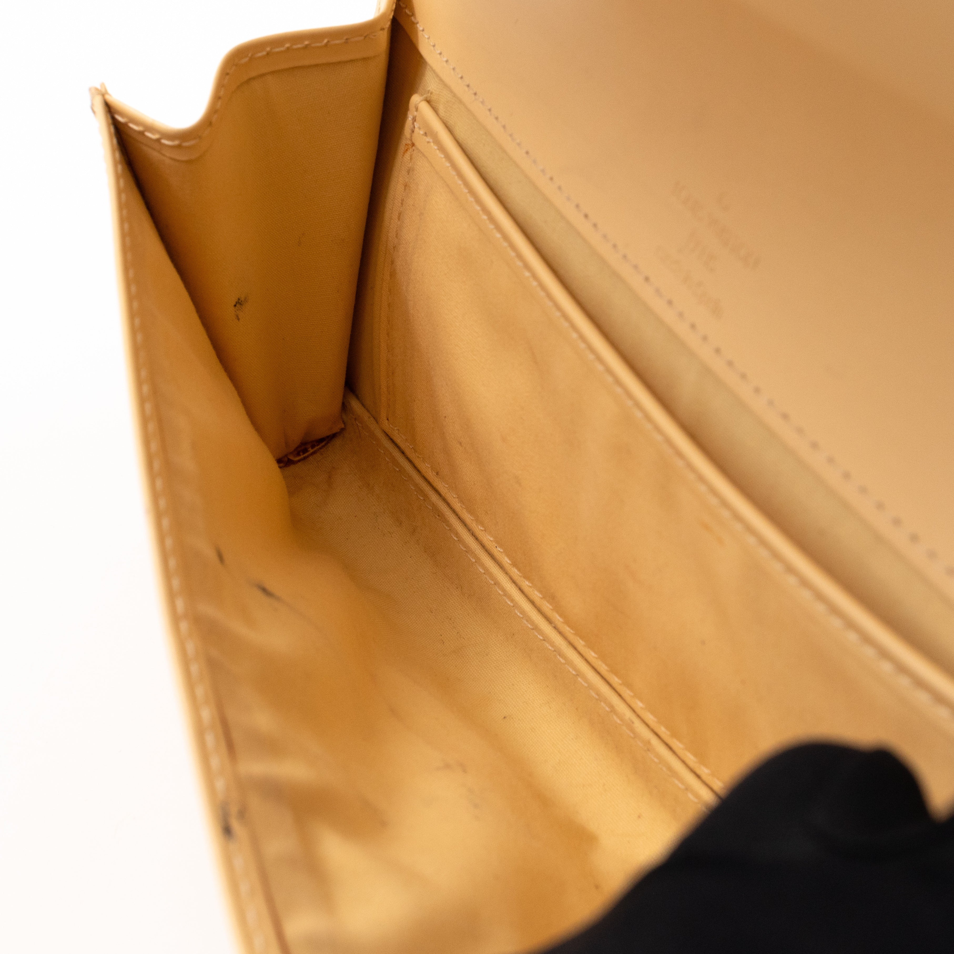 Honfleur Pochette Epi Leather Vanilla