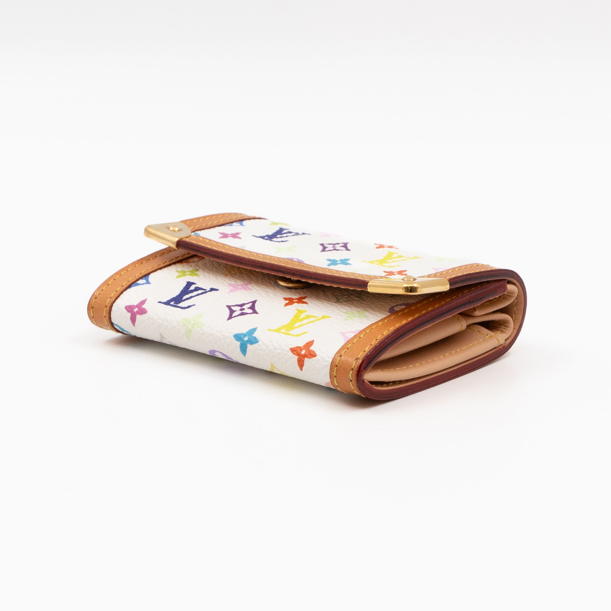 Coin Card Case Multicolore White