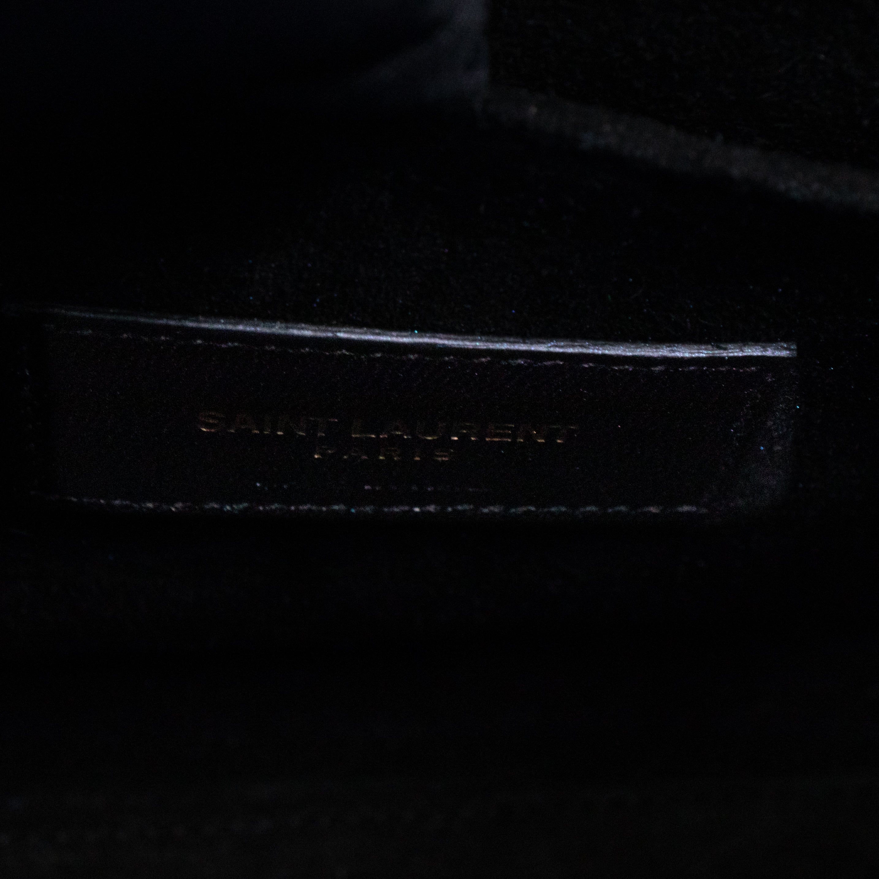 Sac de Jour Nano Blue Metallic Leather