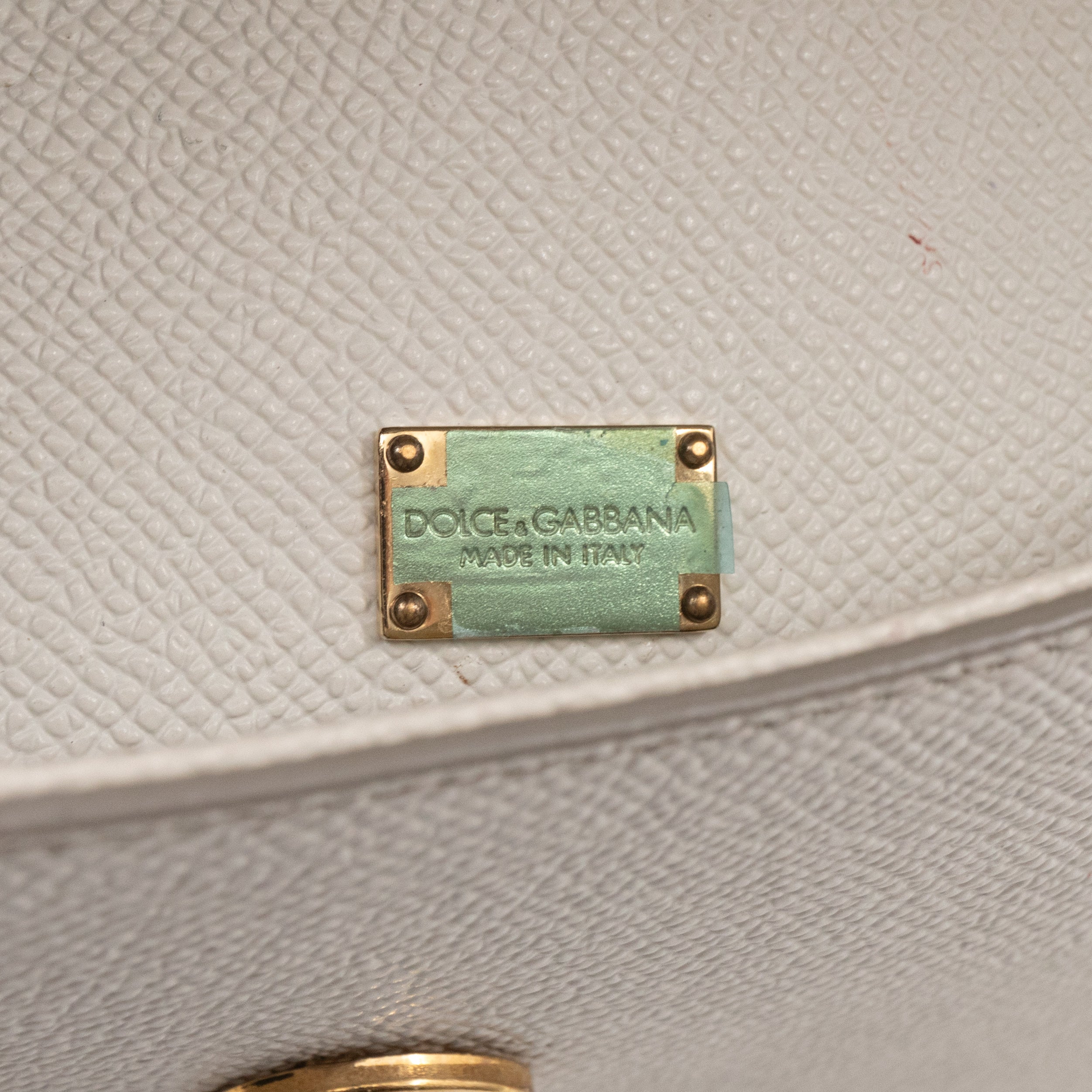 Sicily Small Dauphine Leather White