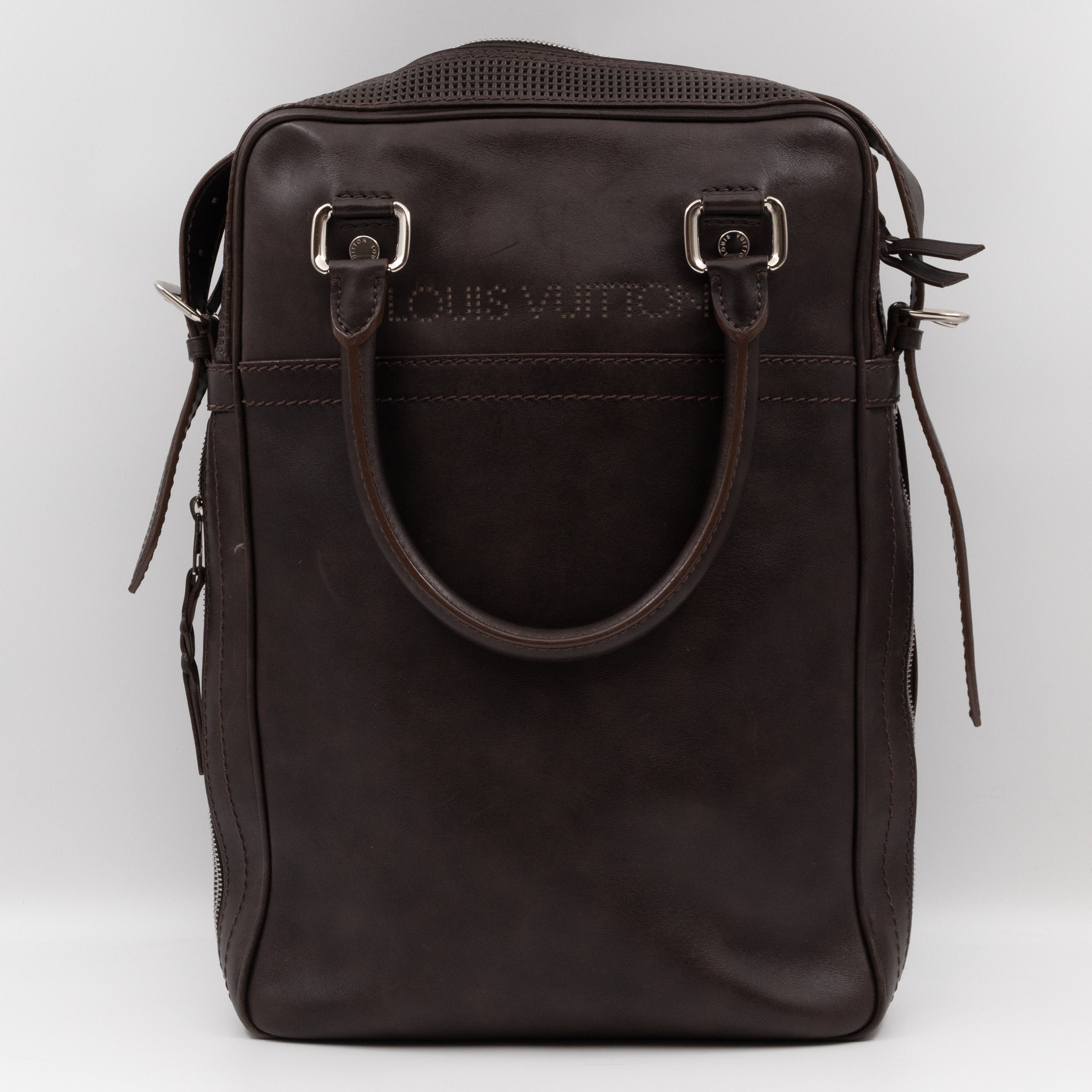 Bequia Porte Document Vertical Brown Leather