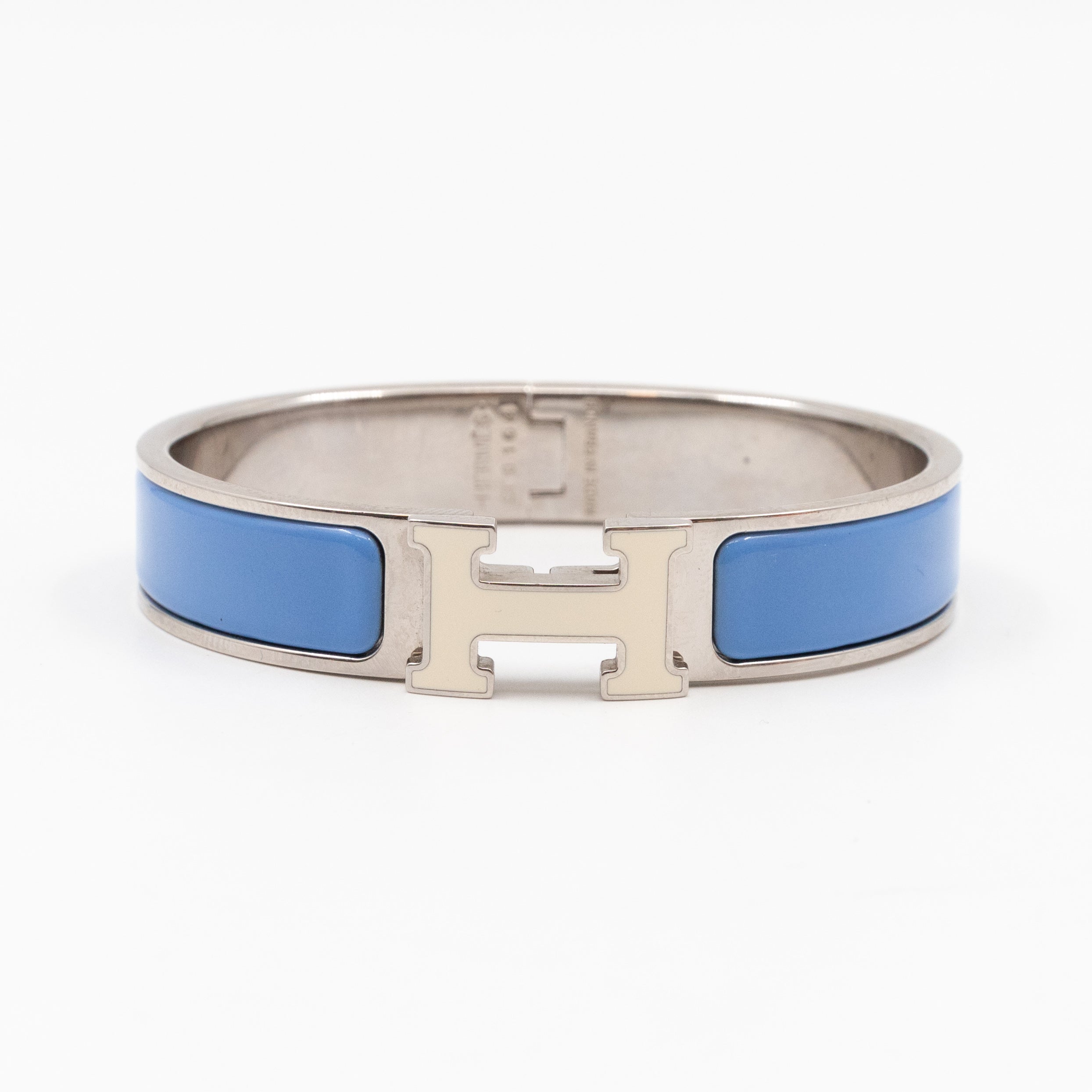 Clic H Bracelet PM Blue White Silver