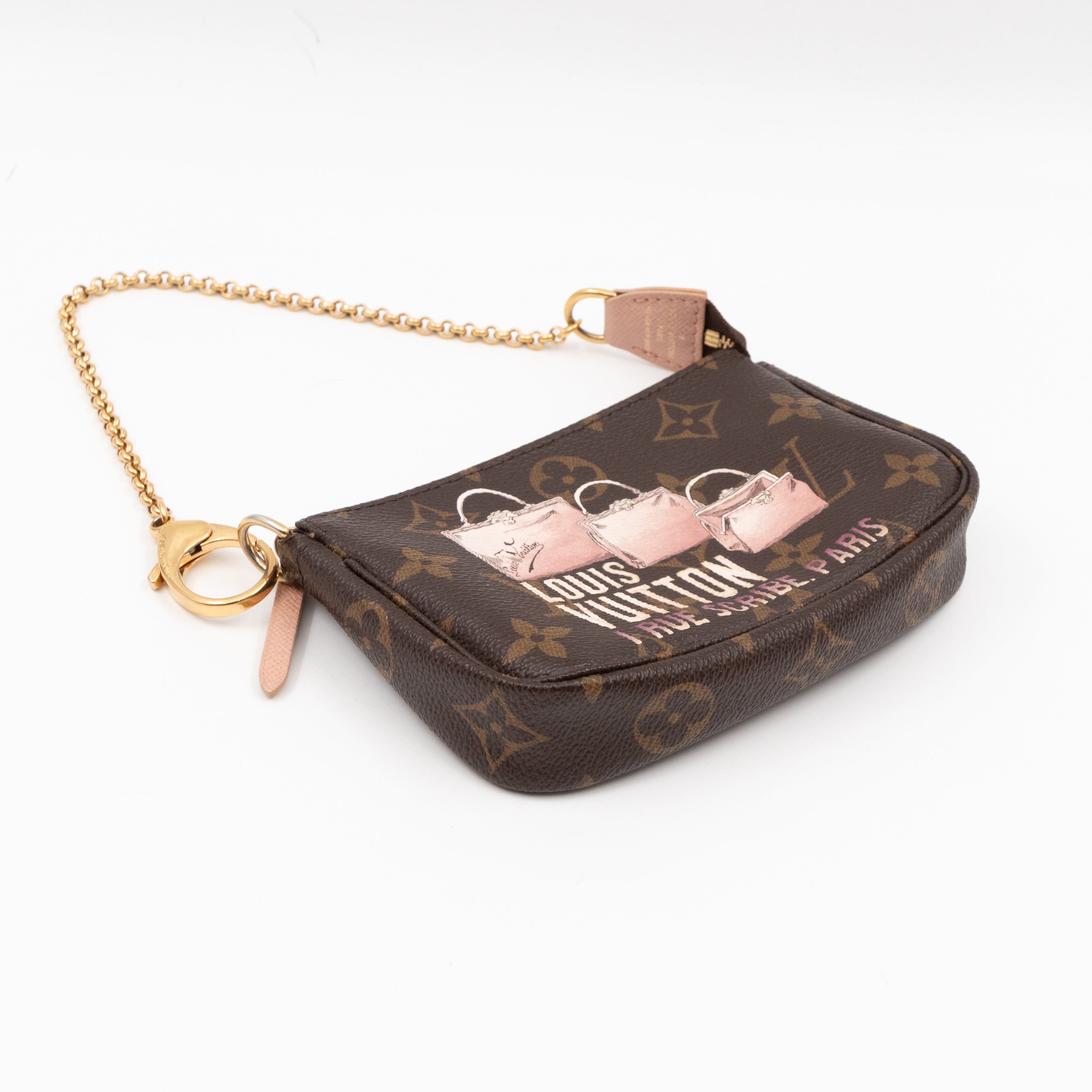 Mini Pochette Accessoires Monogram '1 Rue Scribe, Paris'