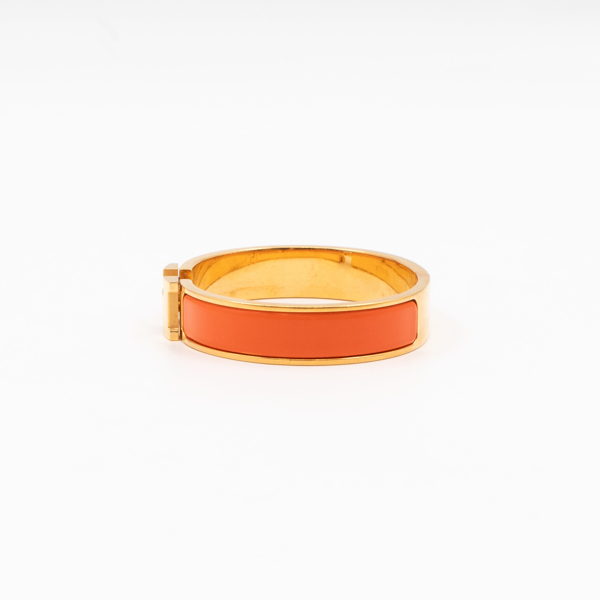 Clic H Bracelet PM Orange Gold