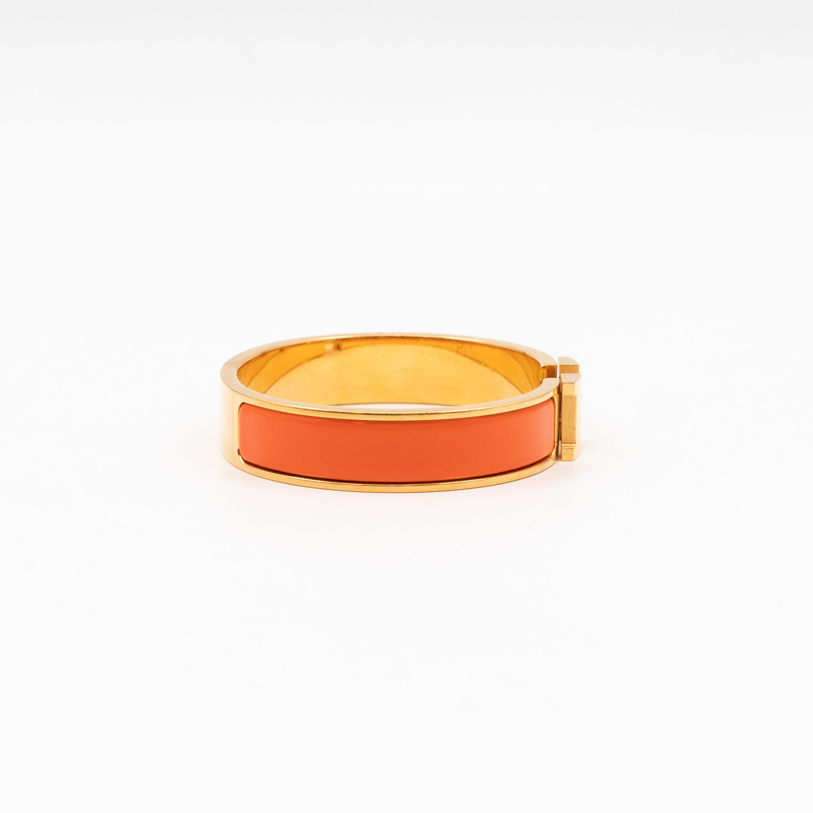 Clic H Bracelet PM Orange Gold