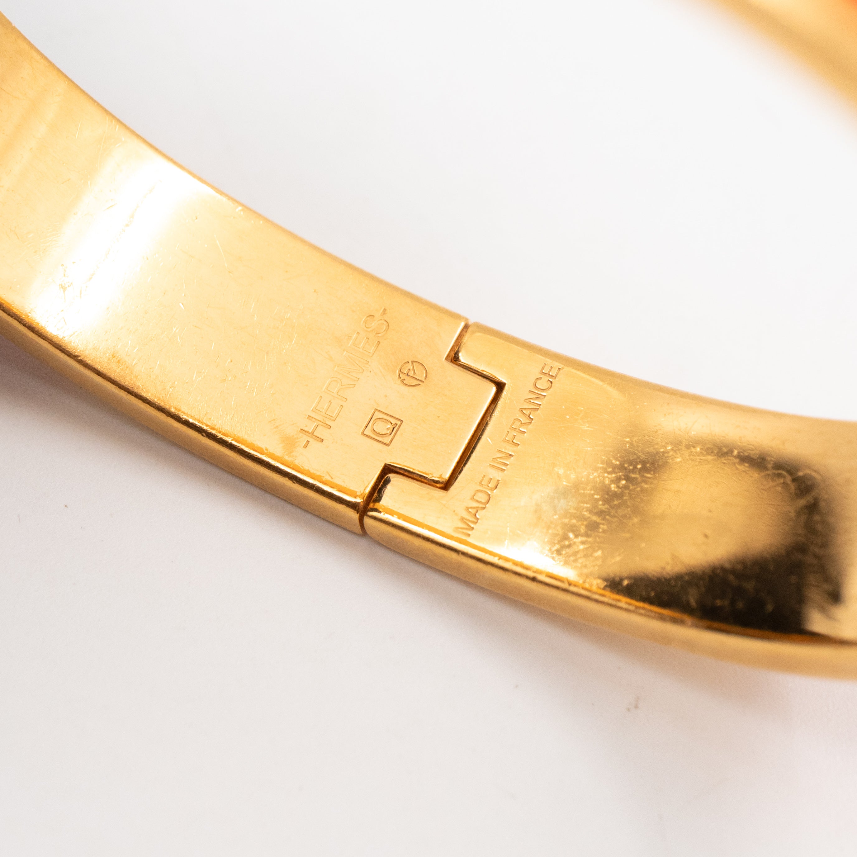 Clic H Bracelet PM Orange Gold