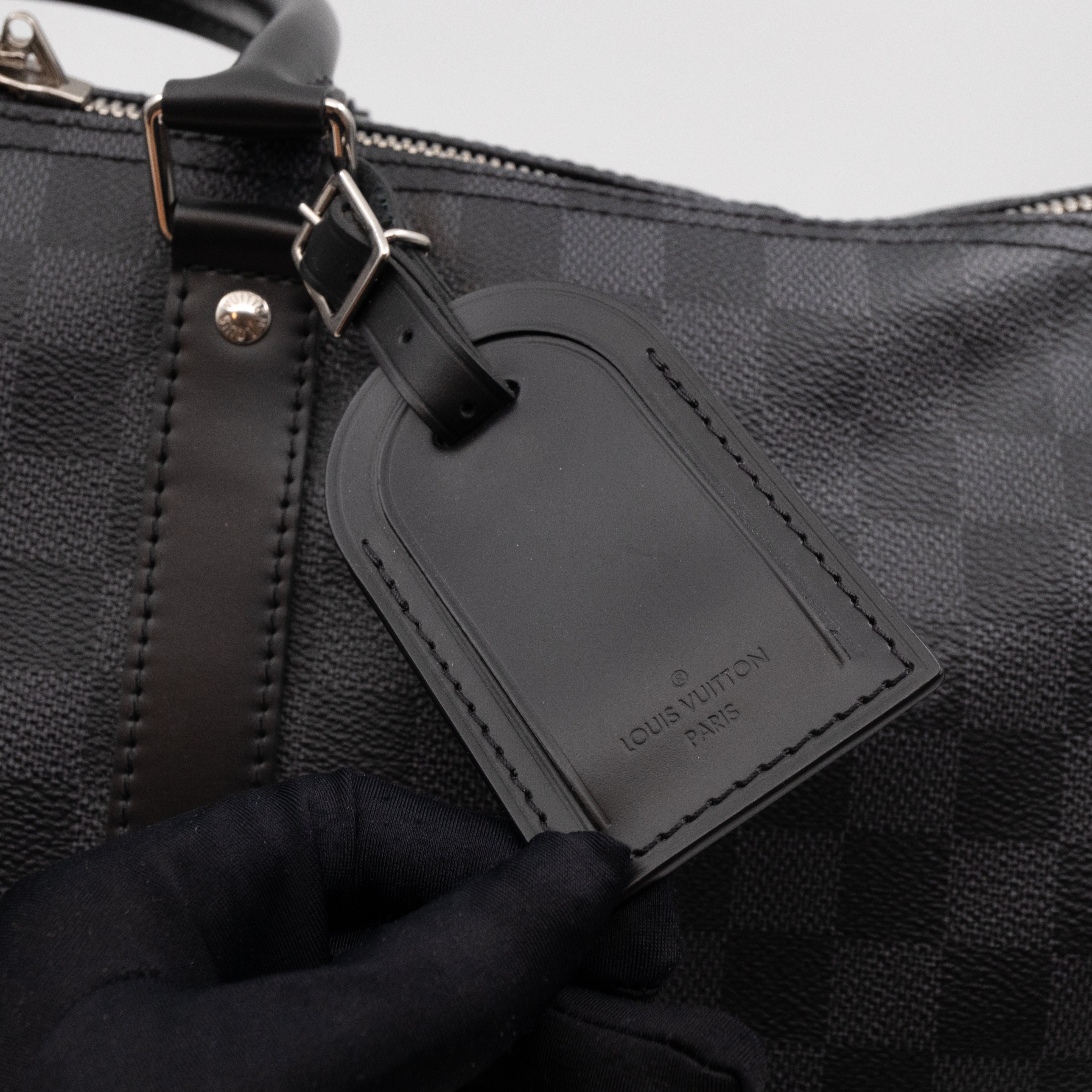 Keepall 45 Bandouliere Damier Graphite