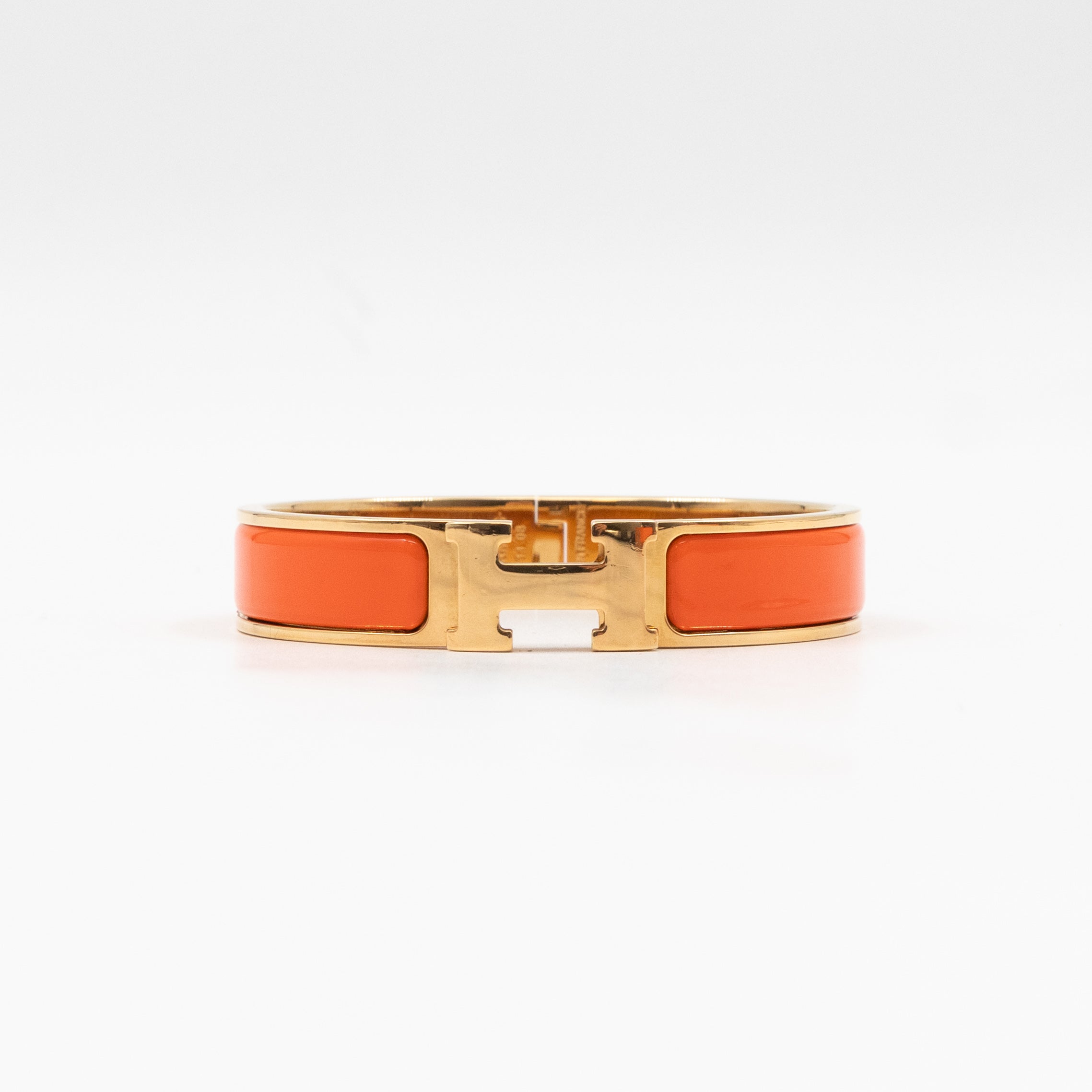 Clic H Bracelet PM Orange Gold