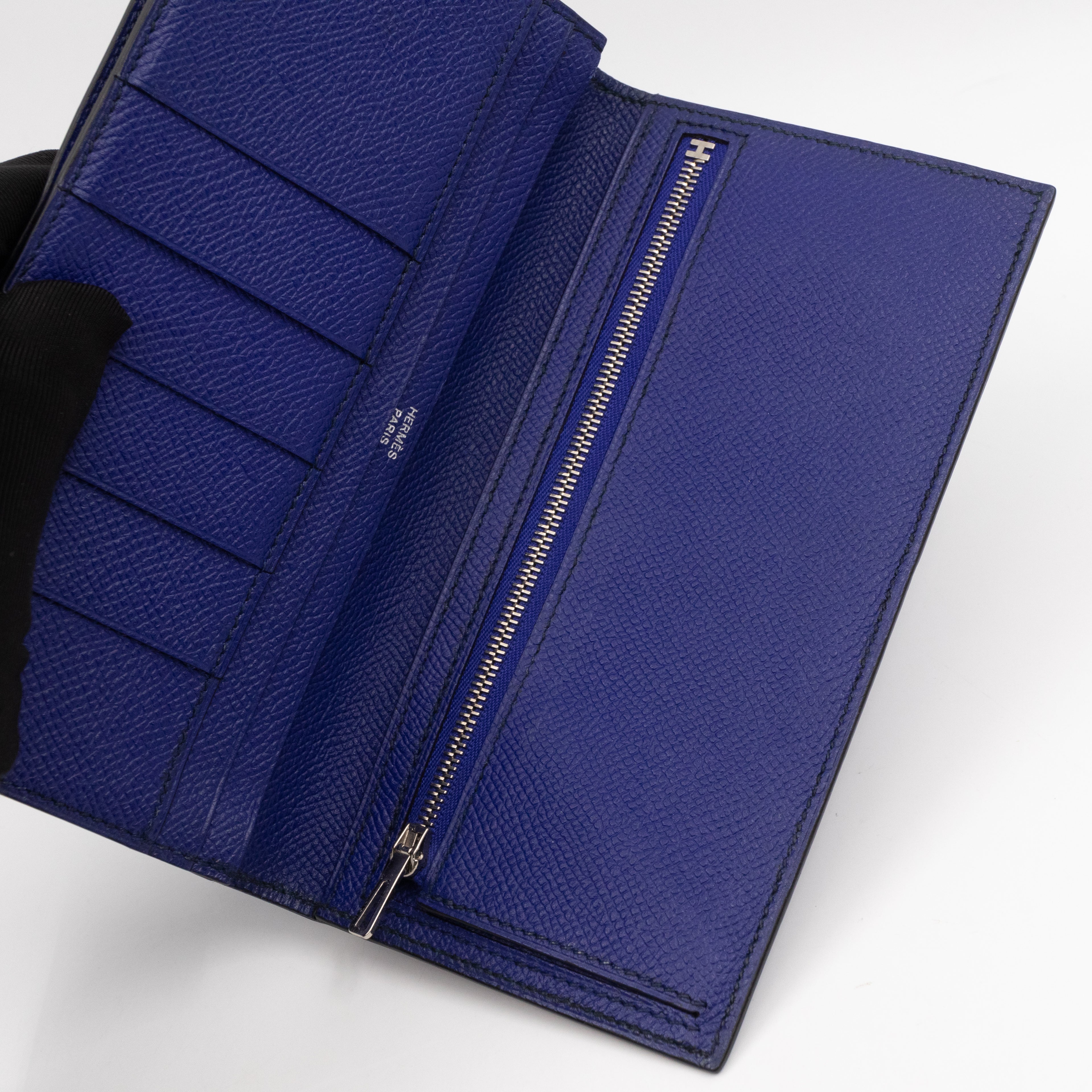 Bearn Wallet Blue Leather