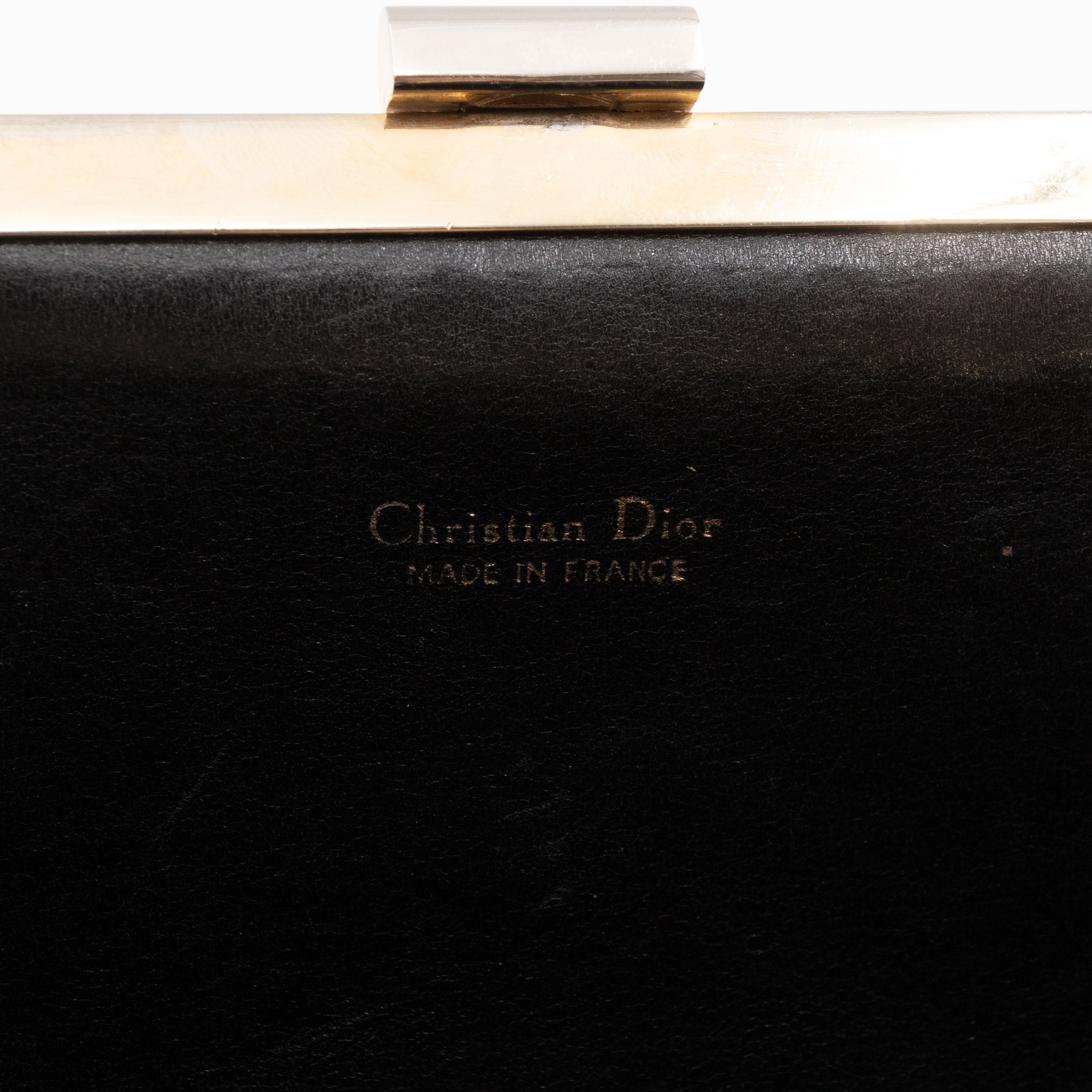 Vintage Clutch Black Dior Oblique Jacquard