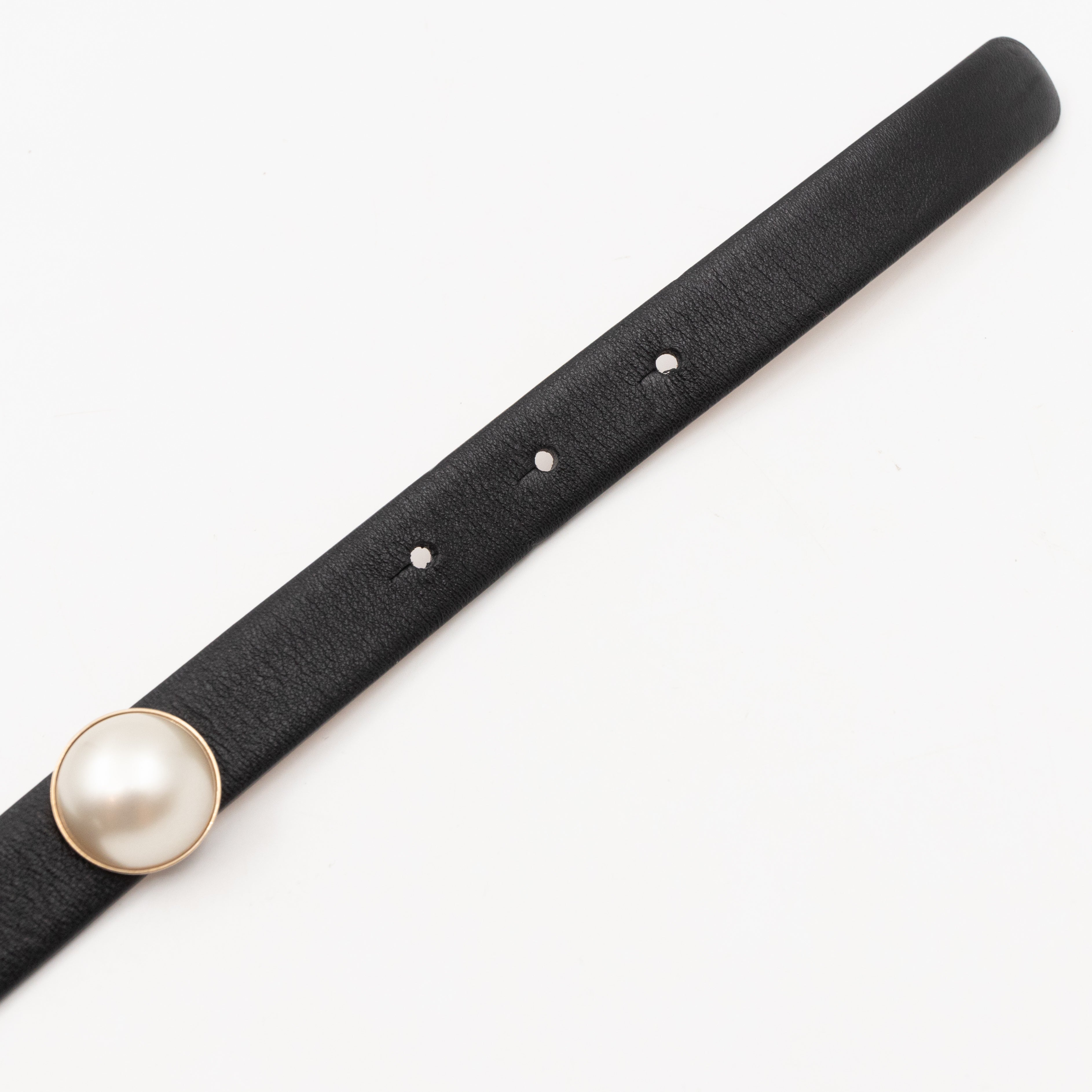 CC Pearls Belt Leather