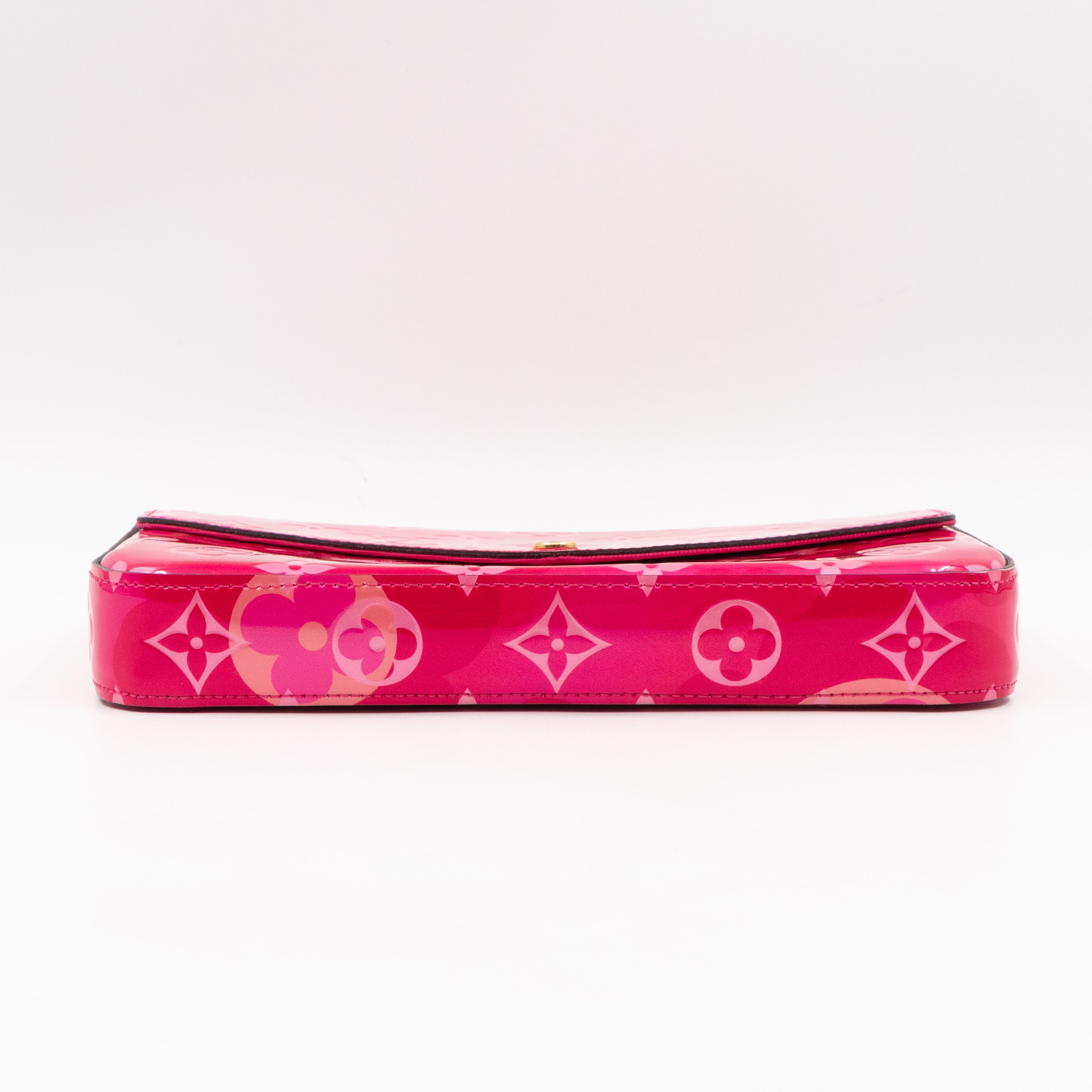 Pochette Felicie Vernis Valentine Fuchsia