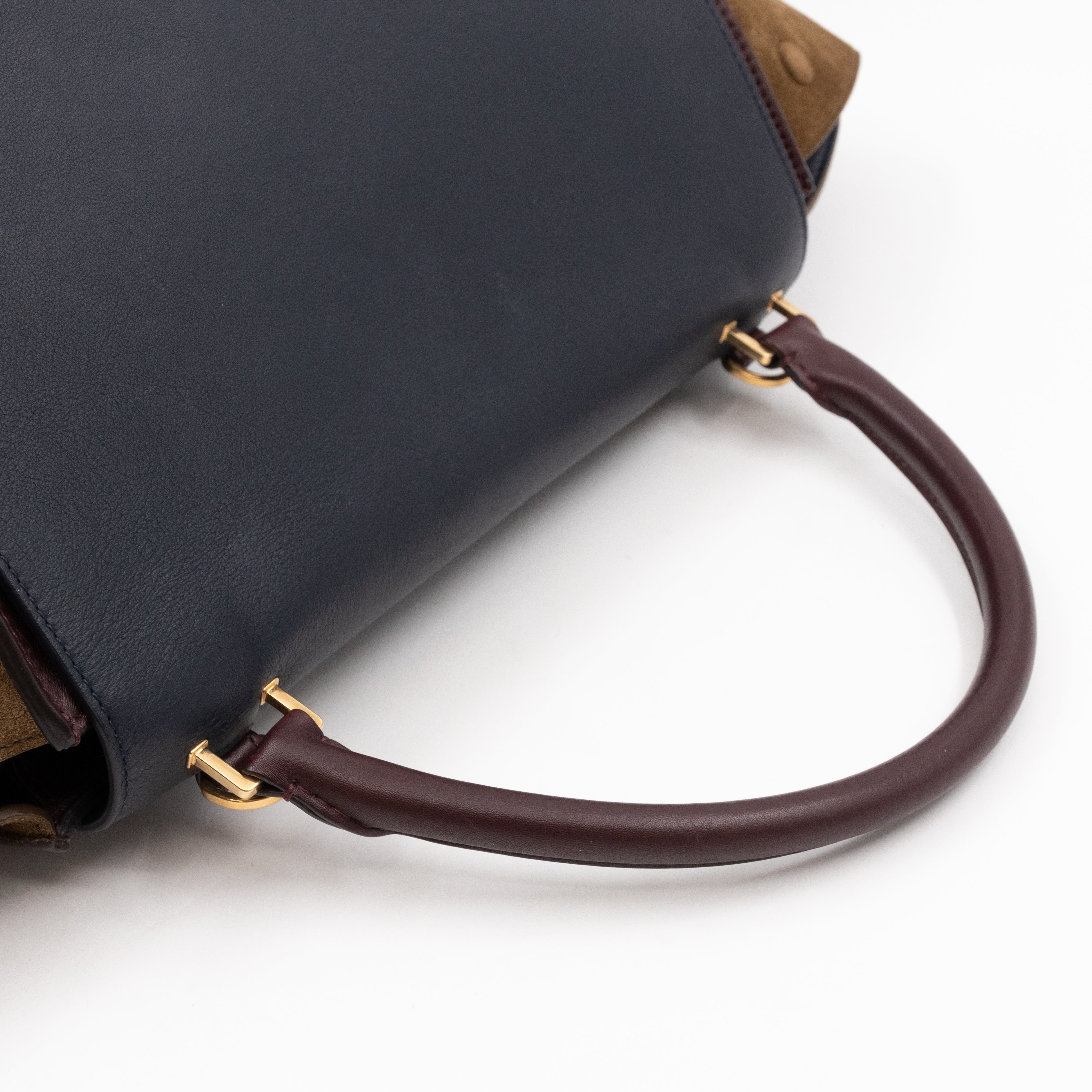 Trapeze Medium Tricolor Leather