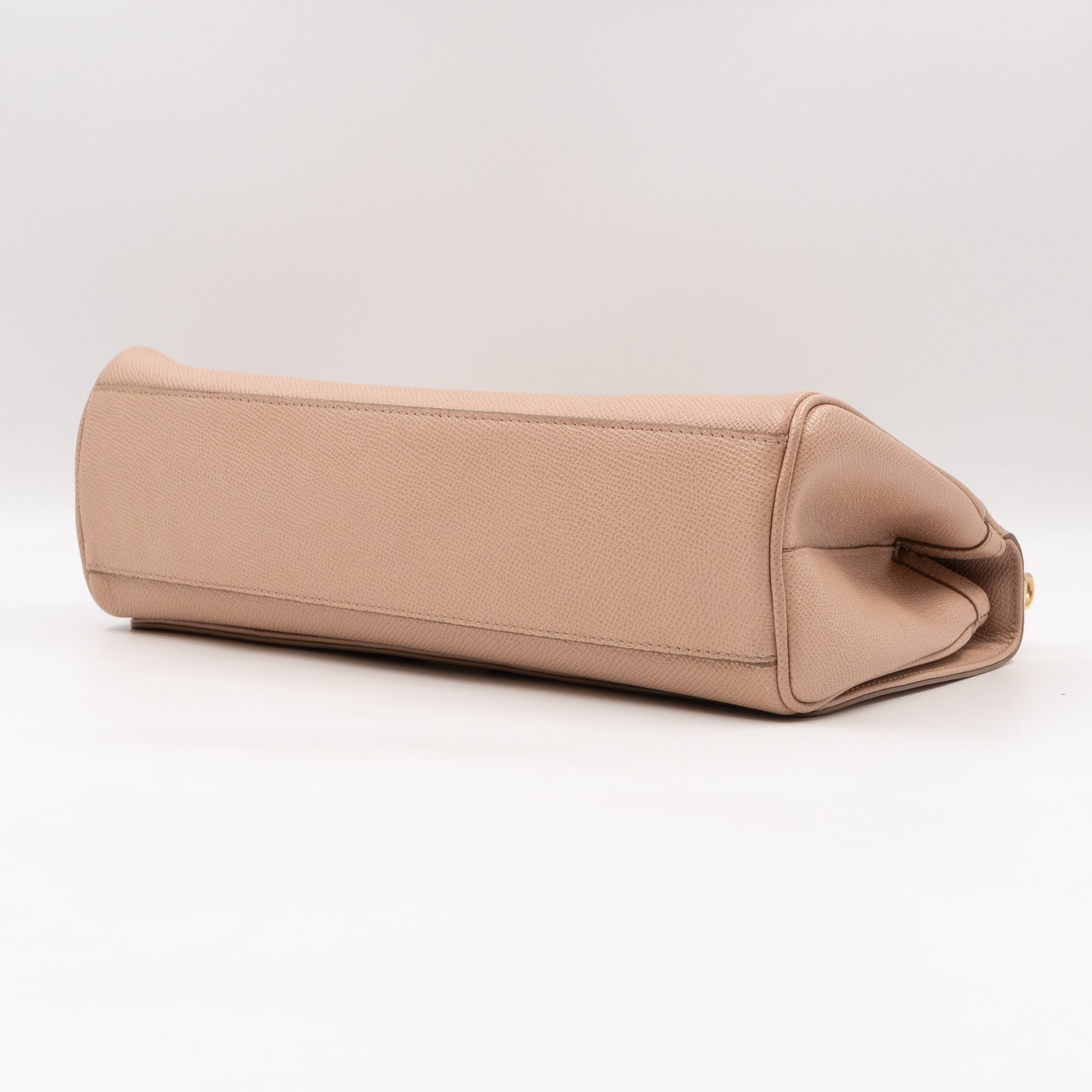 Miss Sicily East West Beige Leather