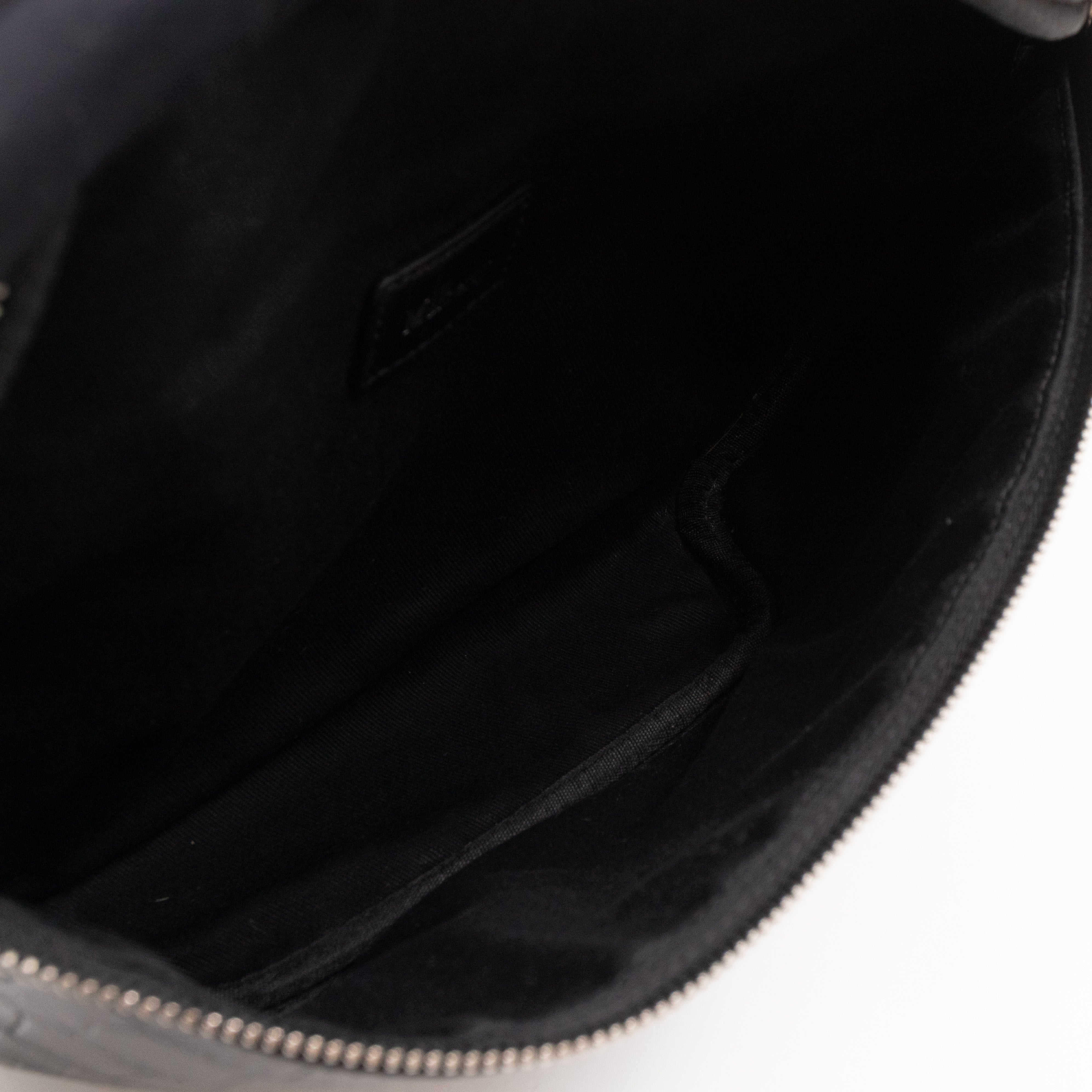 Urban Belt Bag Black Croc Embossed Leather