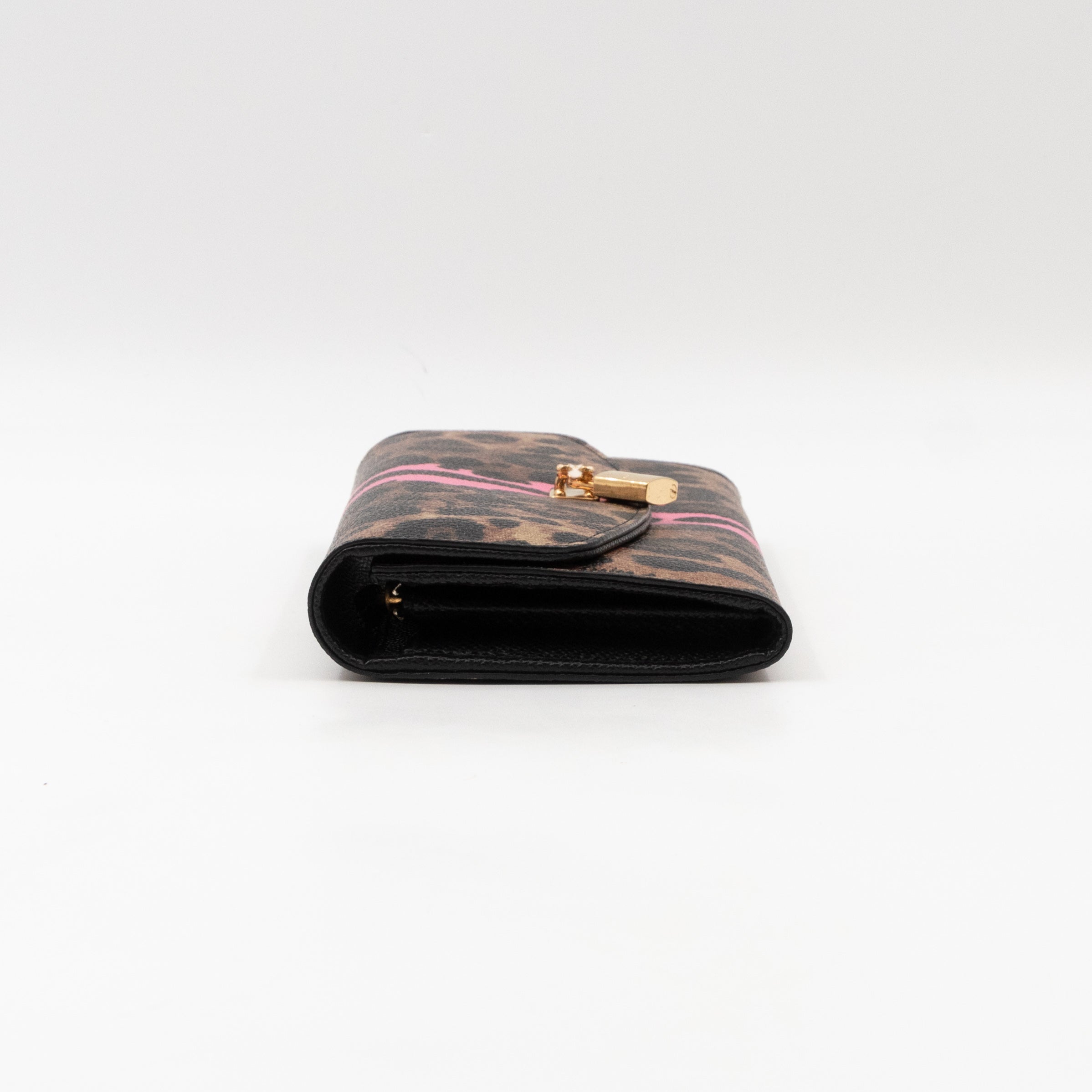 Rosaria Long Wallet Leopard Print
