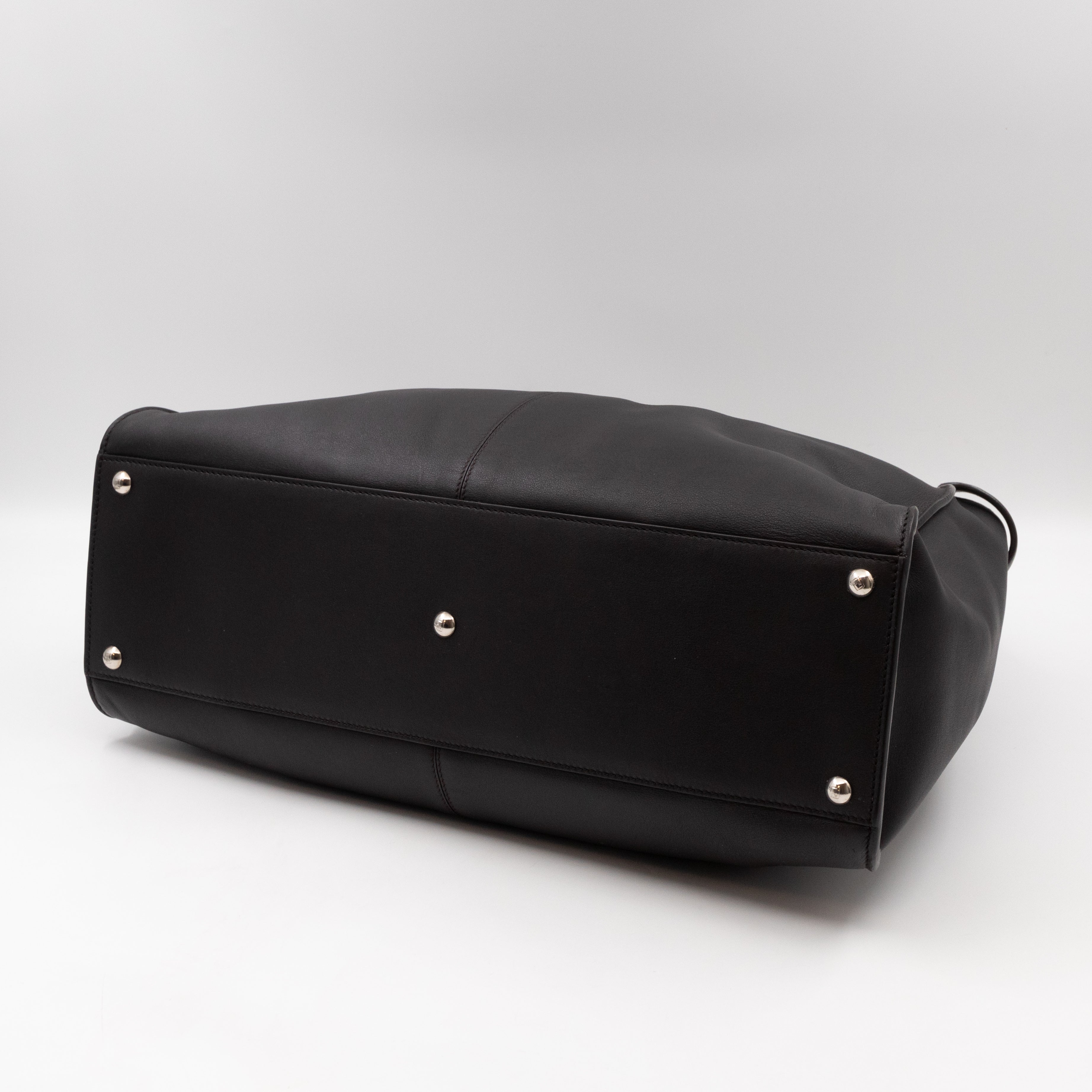 Peekaboo X-lite Large Brown Leather & FF Wool