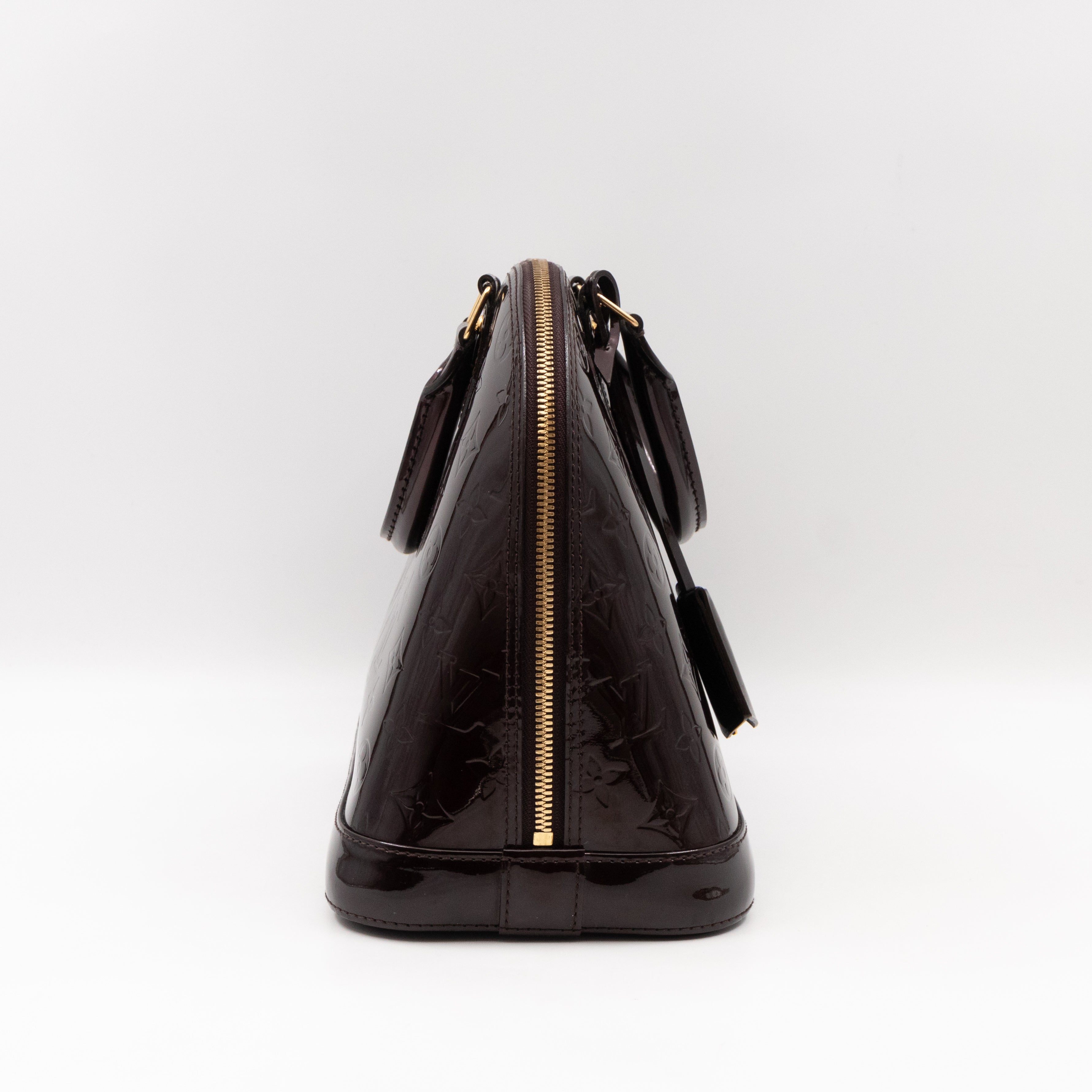 Alma PM Amarante Vernis Leather