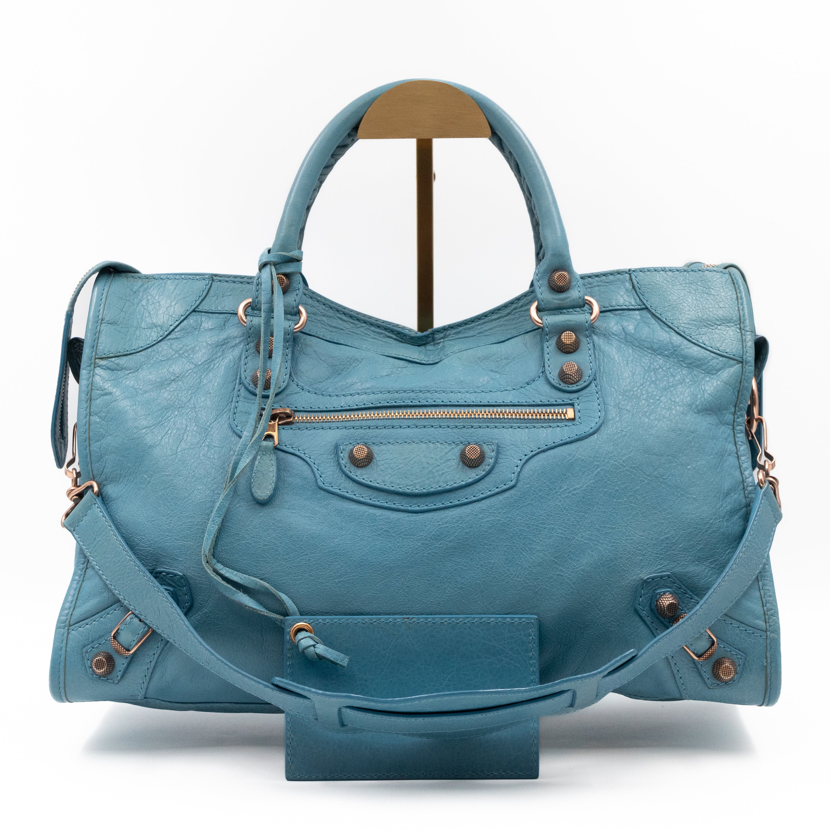 Classic City Light Blue Leather