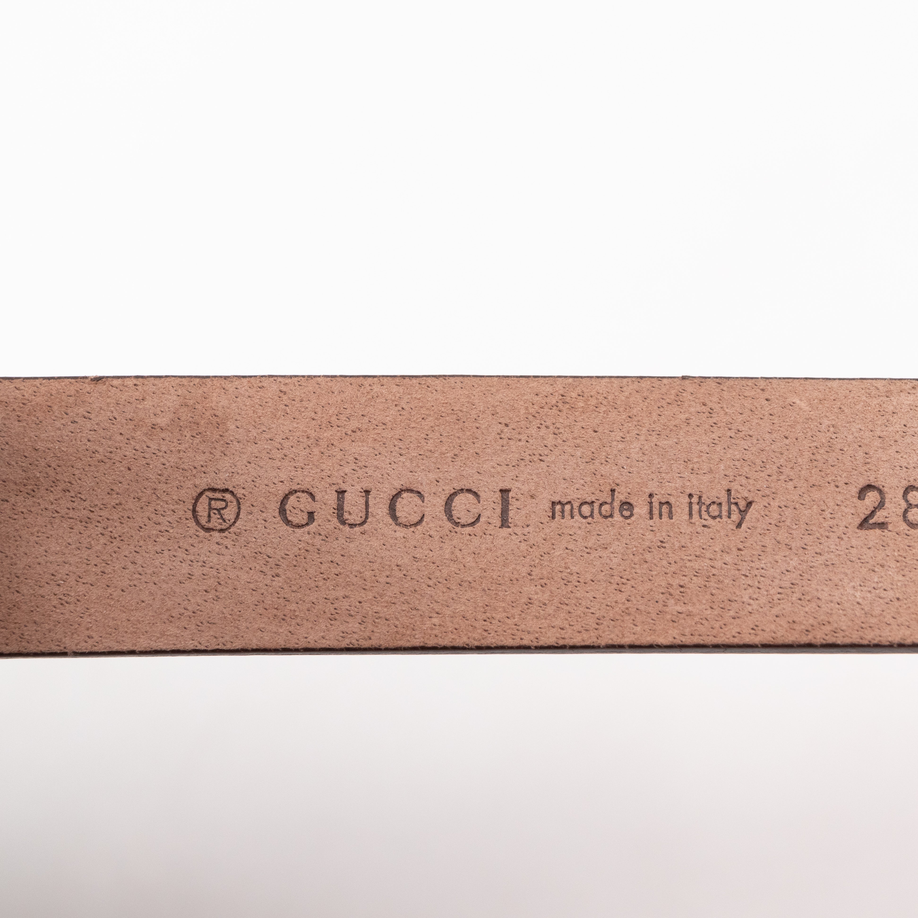 Horsebit Buckle Skinny Belt Rosy Pink Leather 85 cm