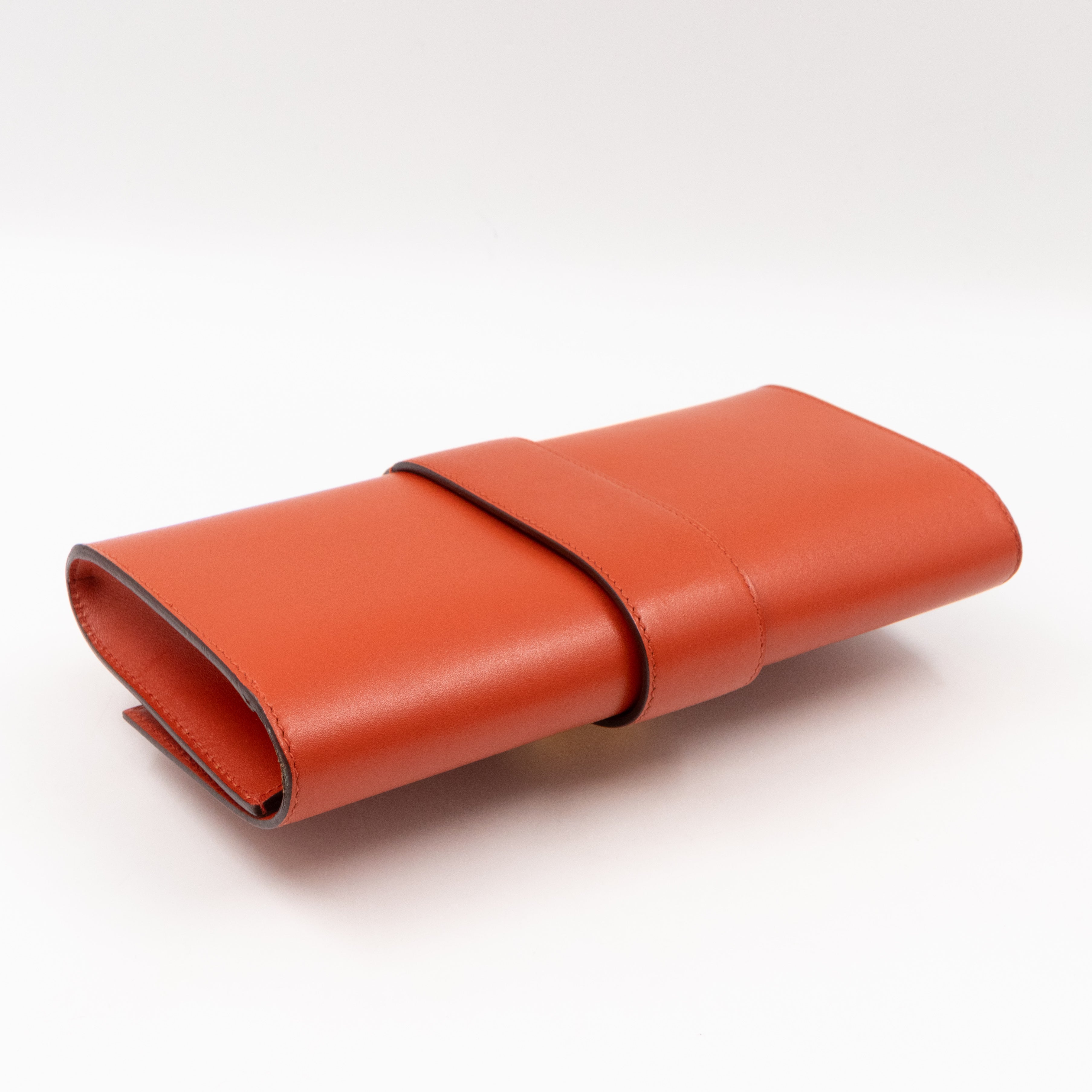 Medor 23 Clutch Orange Leather