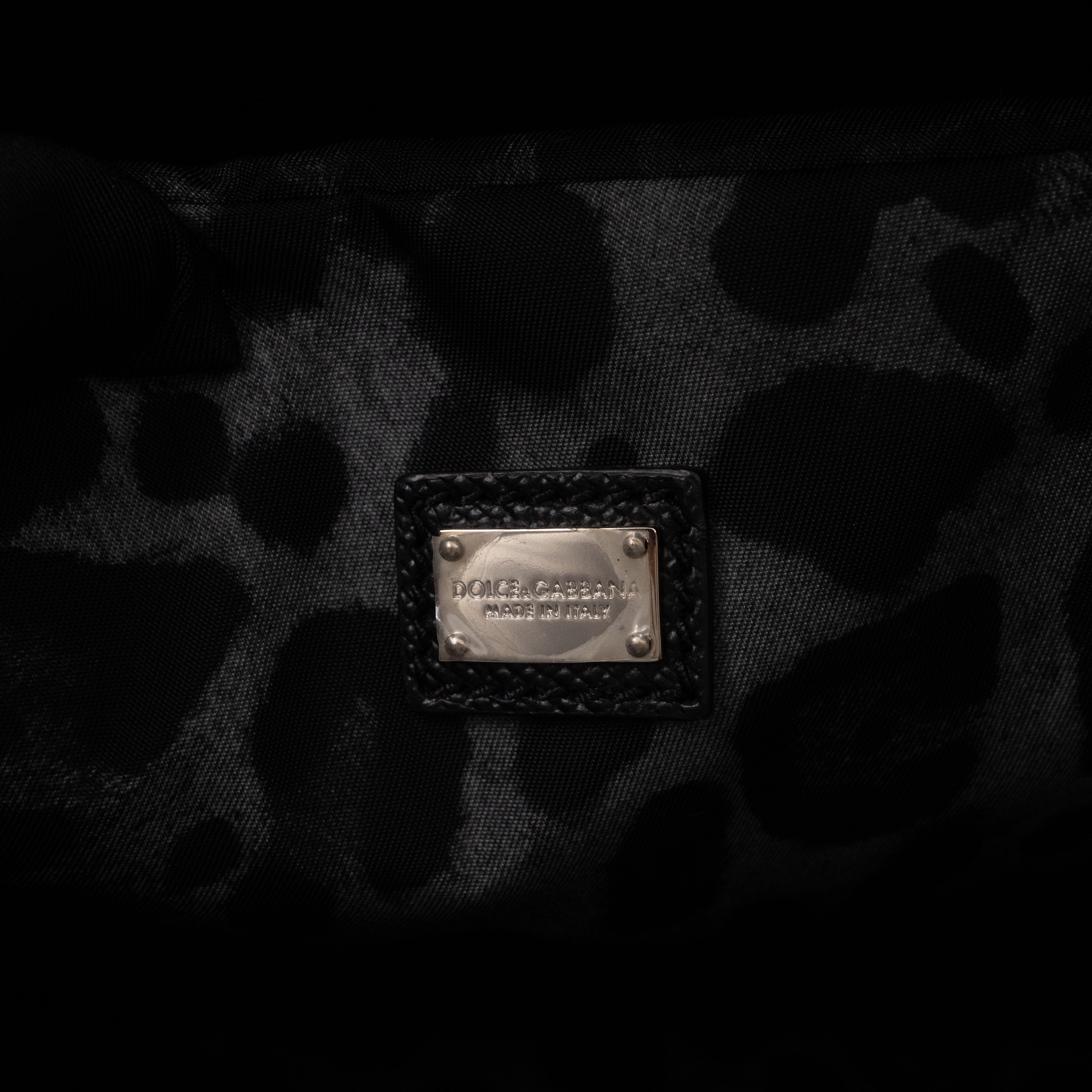 Vulcano Backpack Studs & Pins Black Nylon