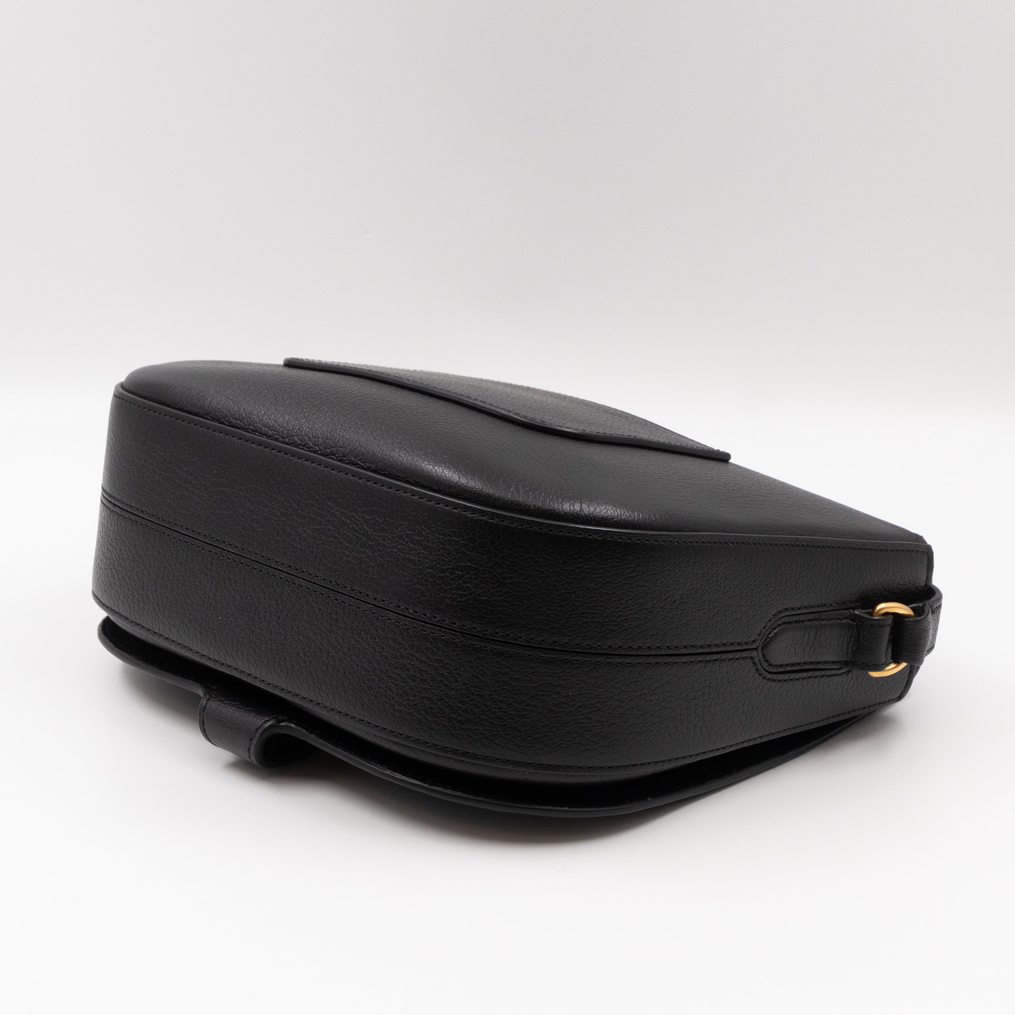 Tenby Crossbody Bag Black Calfskin Leather