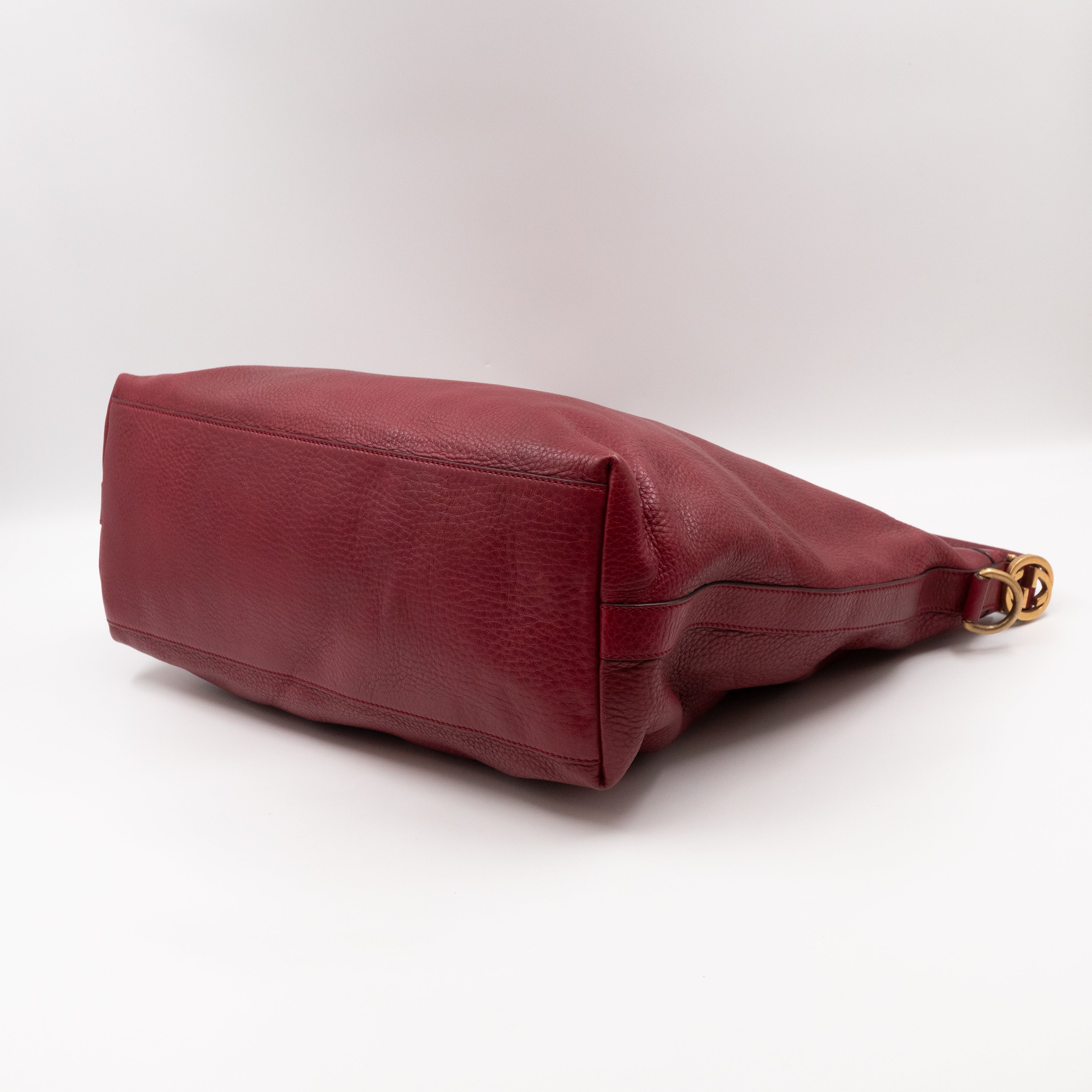 Miss GG Original Hobo Bag Red Leather