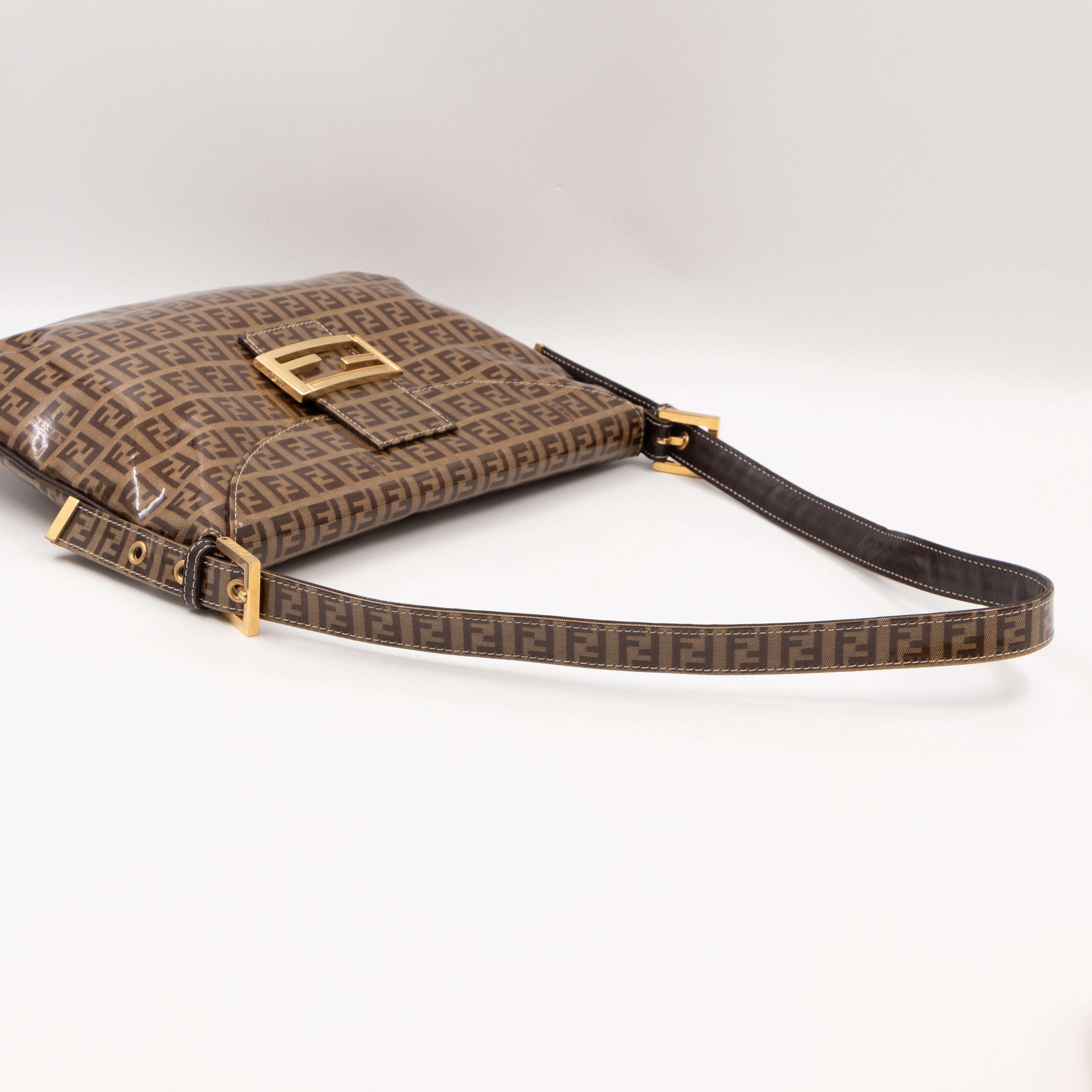 Baguette Slim Bag PVC Brown FF Monogram