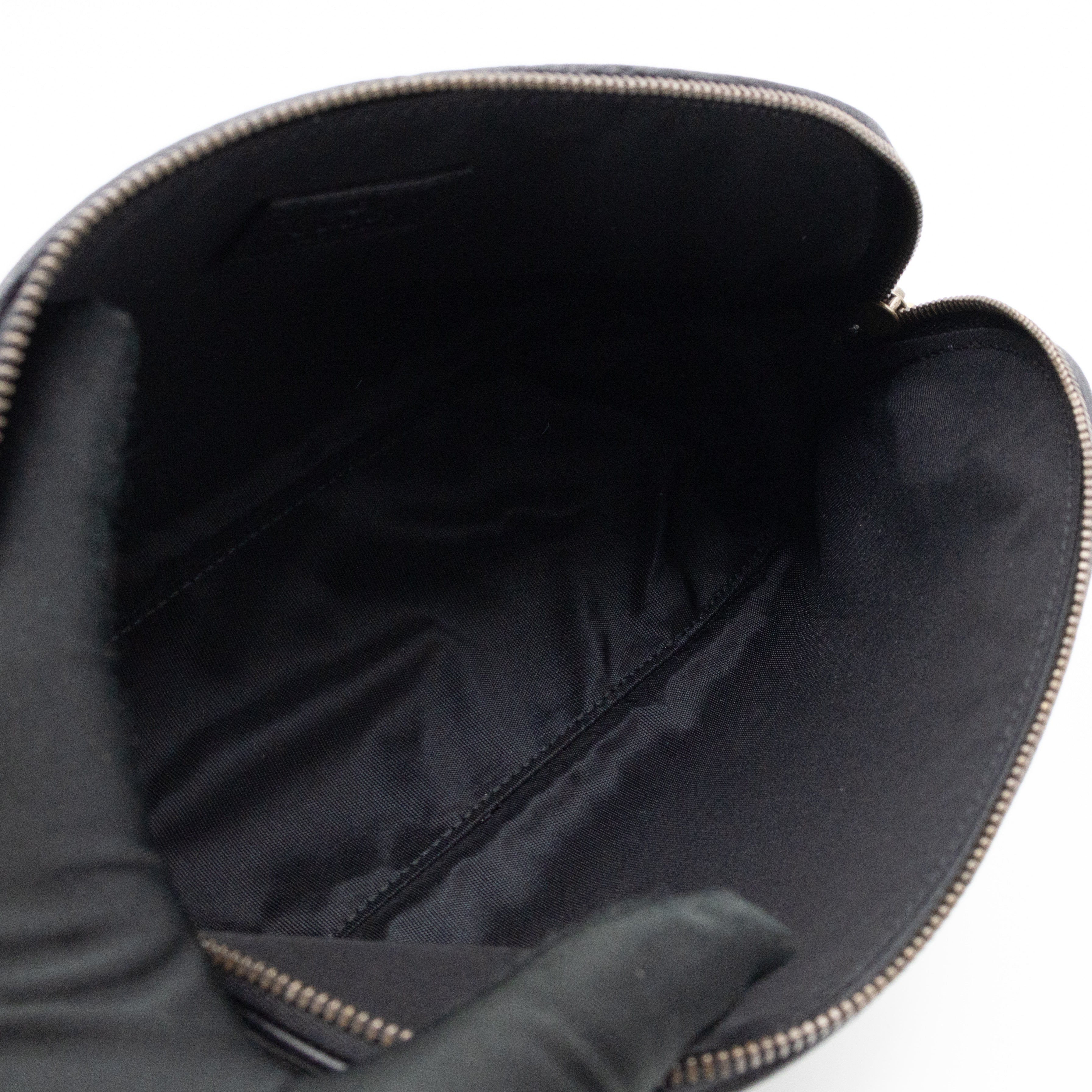 Bamboo Puller GG Beauty Case Black Leather