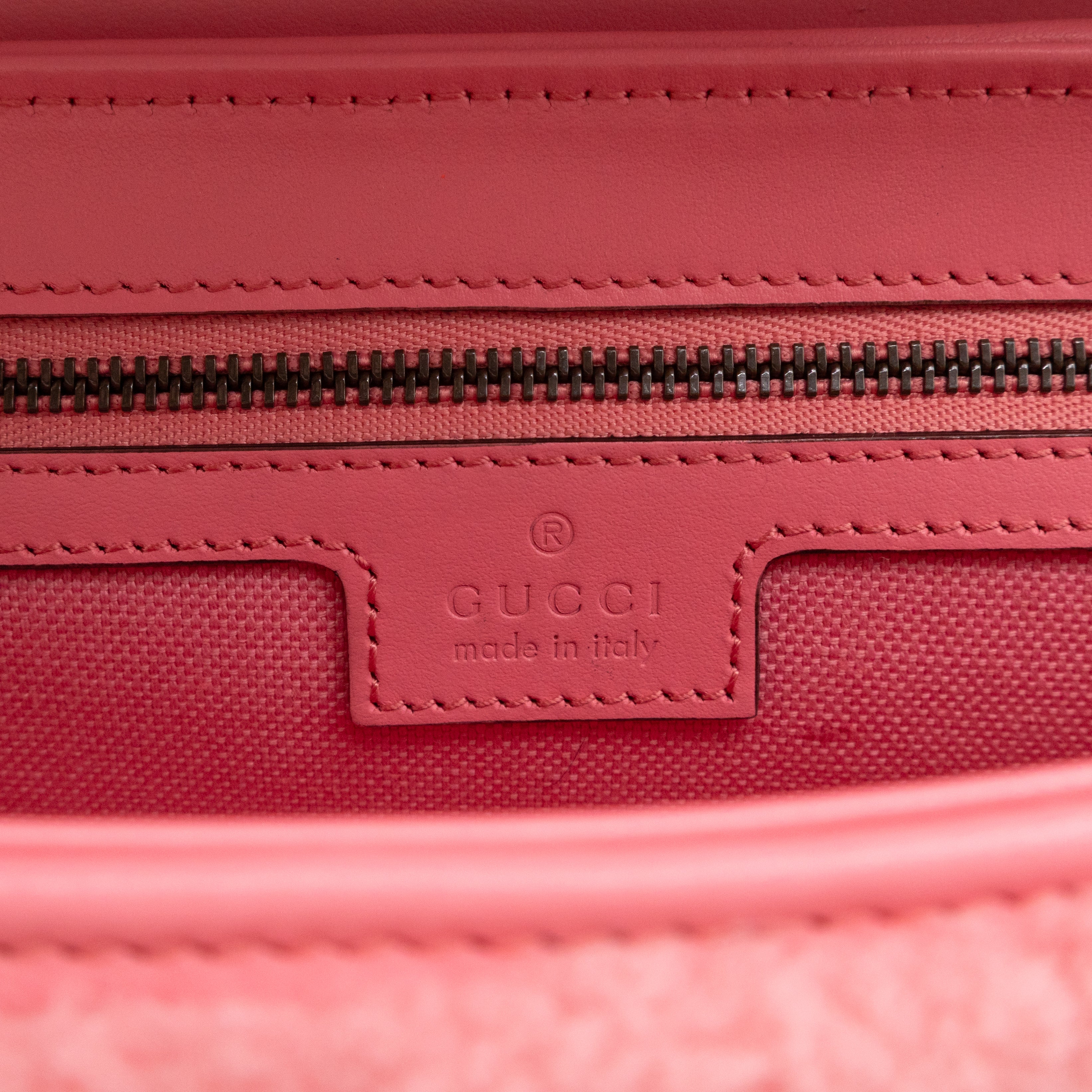GG Marmont Medium Flap Bag Pink Shearling