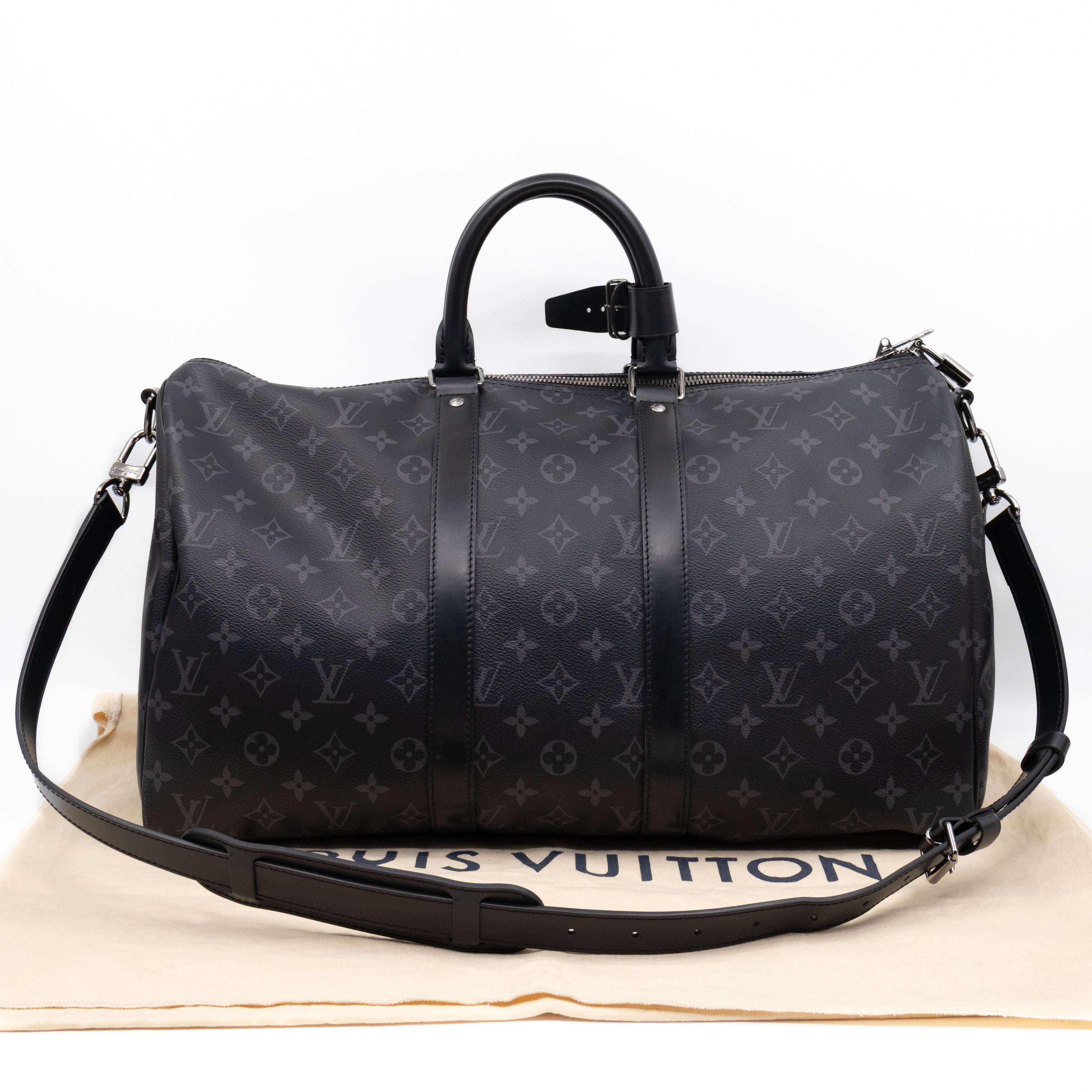 Keepall 45 Bandouliere Monogram Eclipse