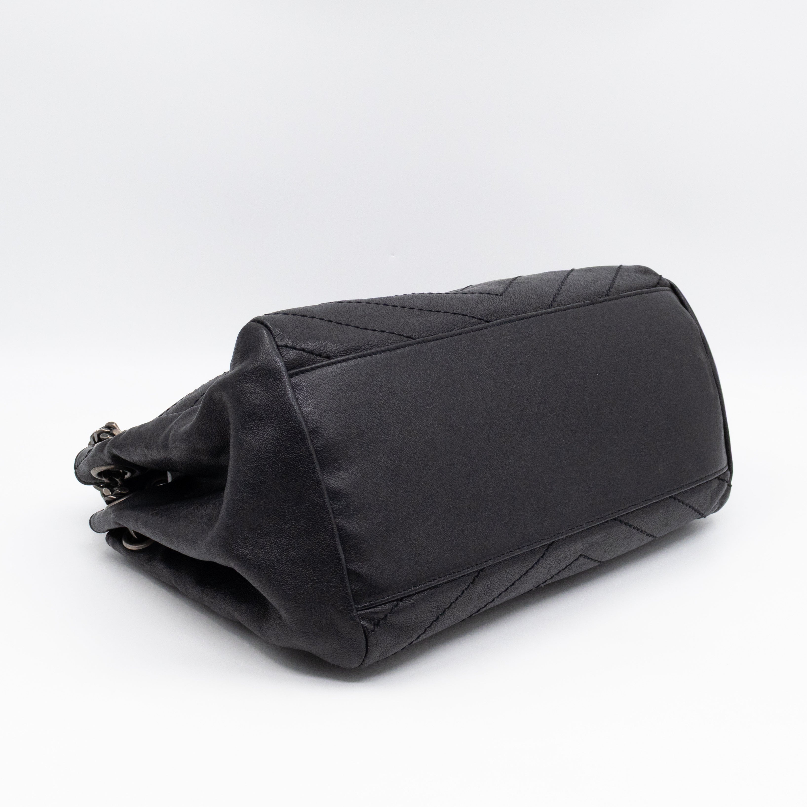 Nolita Large Black Leather