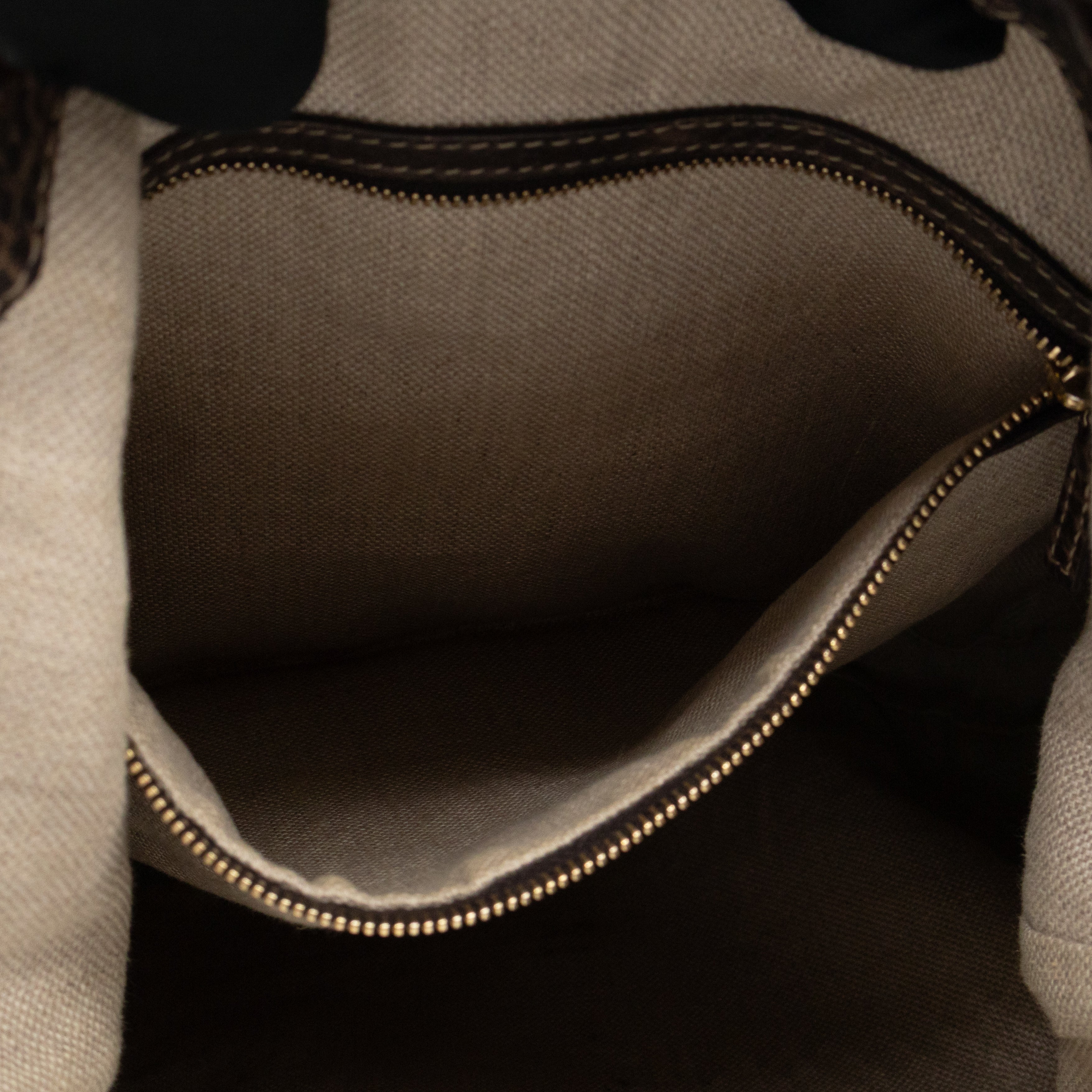New Jackie Large Hobo Bag GG Supreme Brown Leather