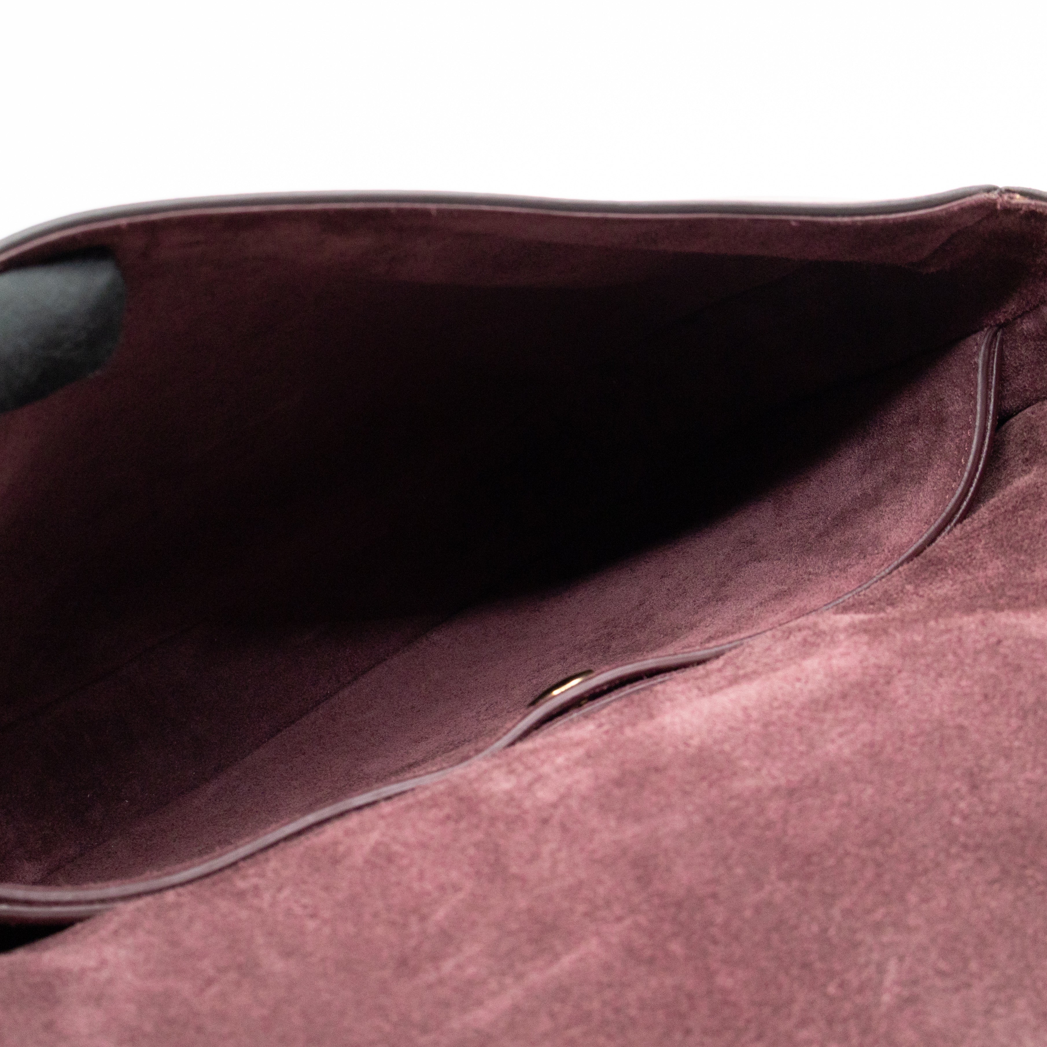 Trotteur Messenger Bag Burgundy Leather