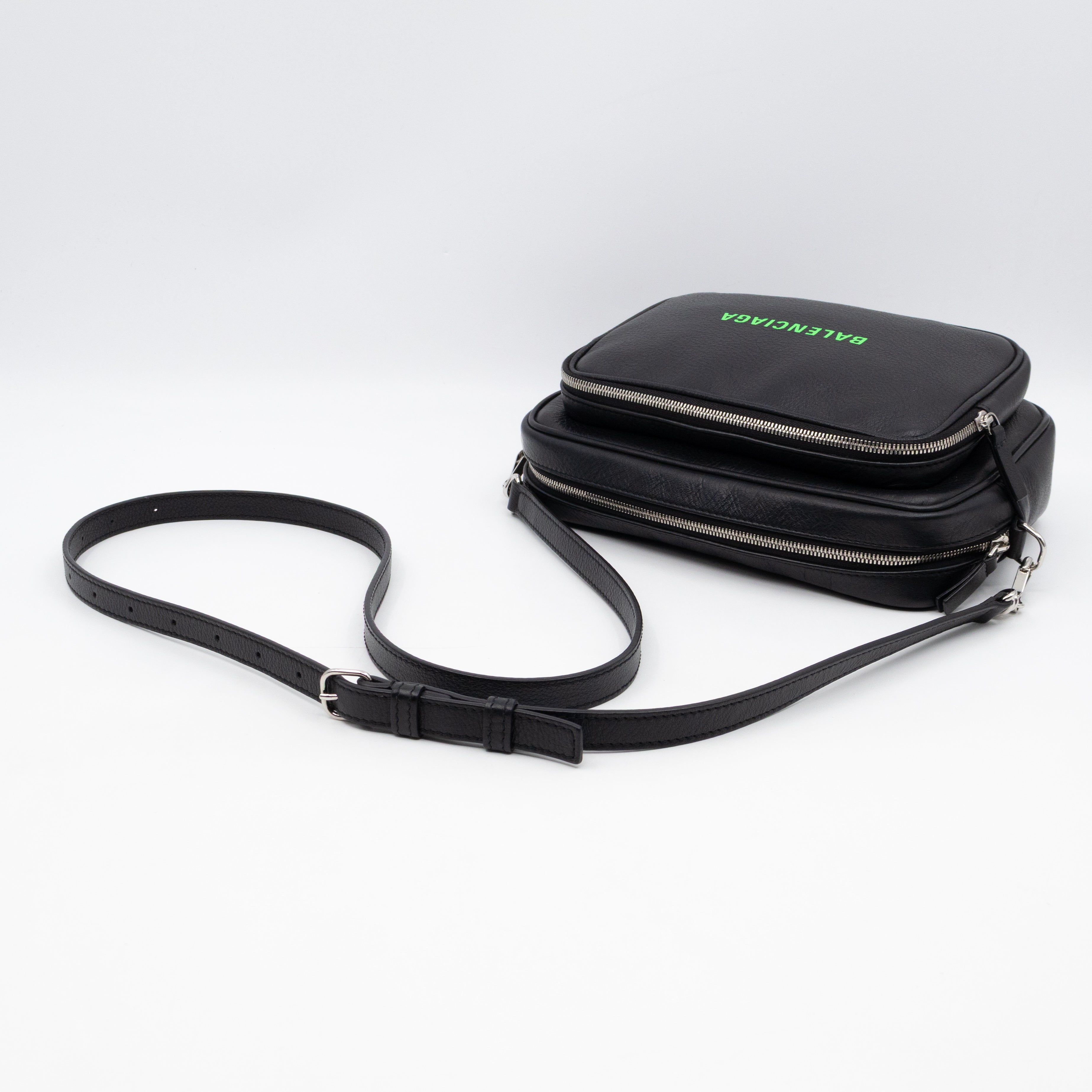Everyday Crossbody Bag Black Leather