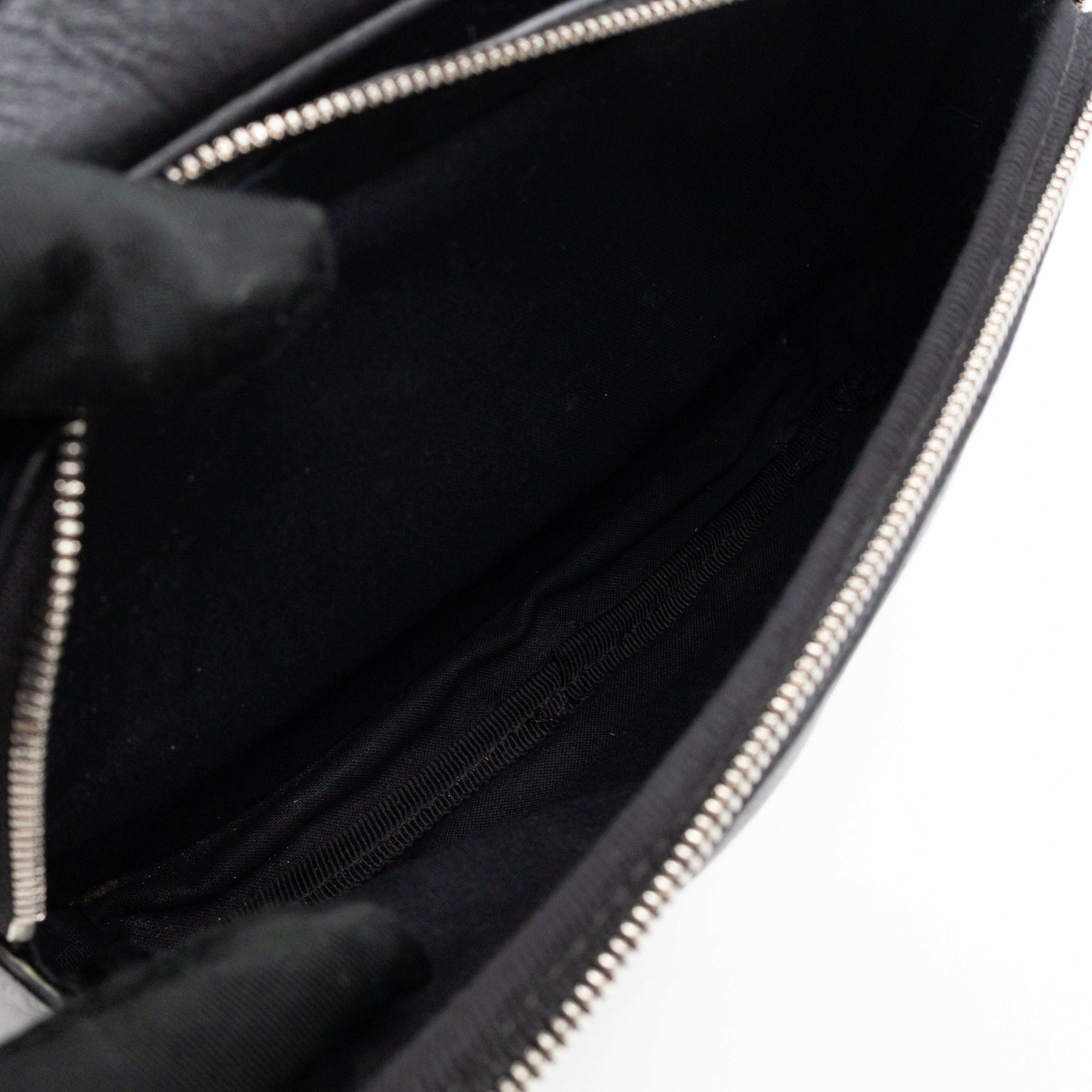 Everyday Crossbody Bag Black Leather