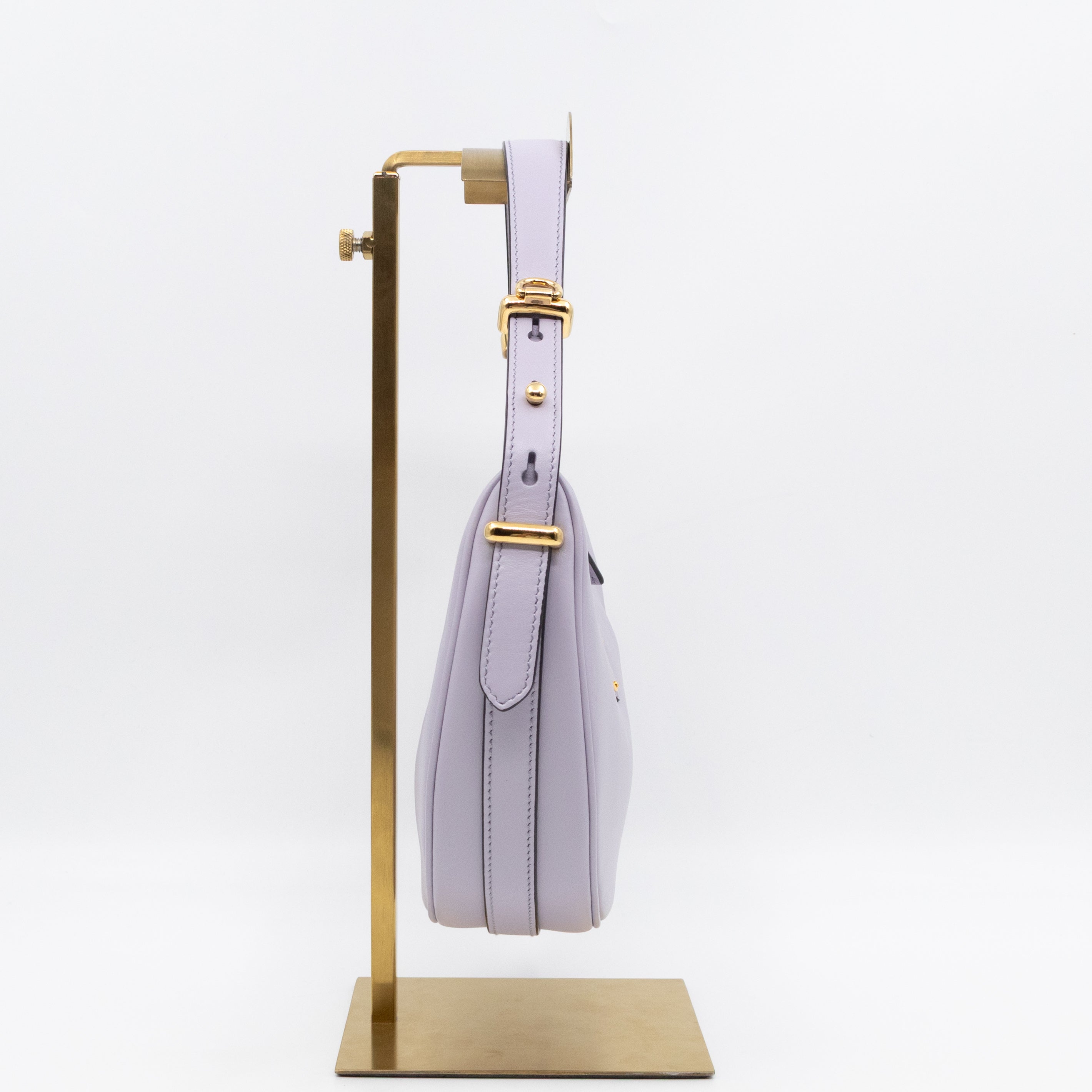 Arque Small Shoulder Bag Lilac Leather