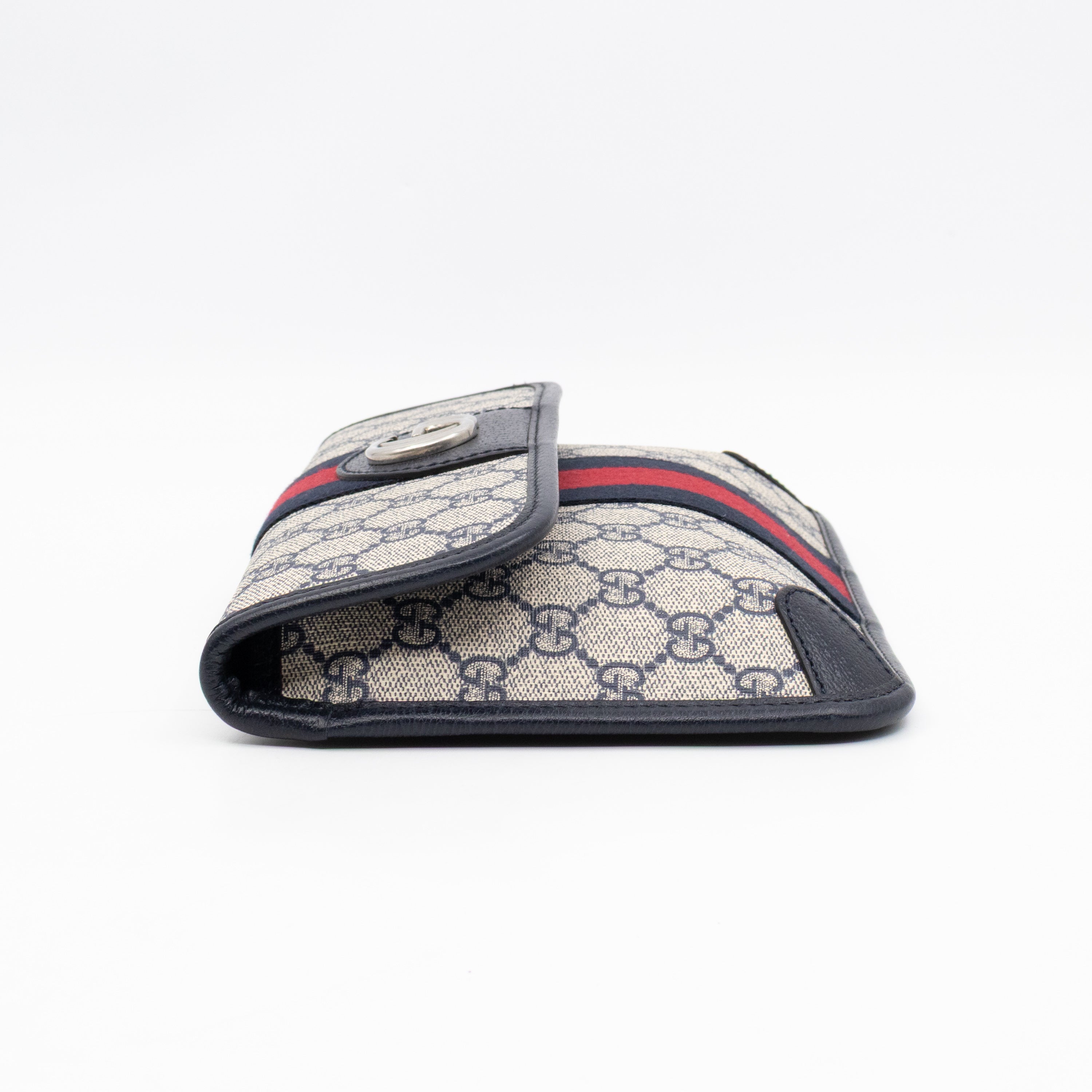 Ophidia Small Belt bag GG Supreme Navy Leather 85/34