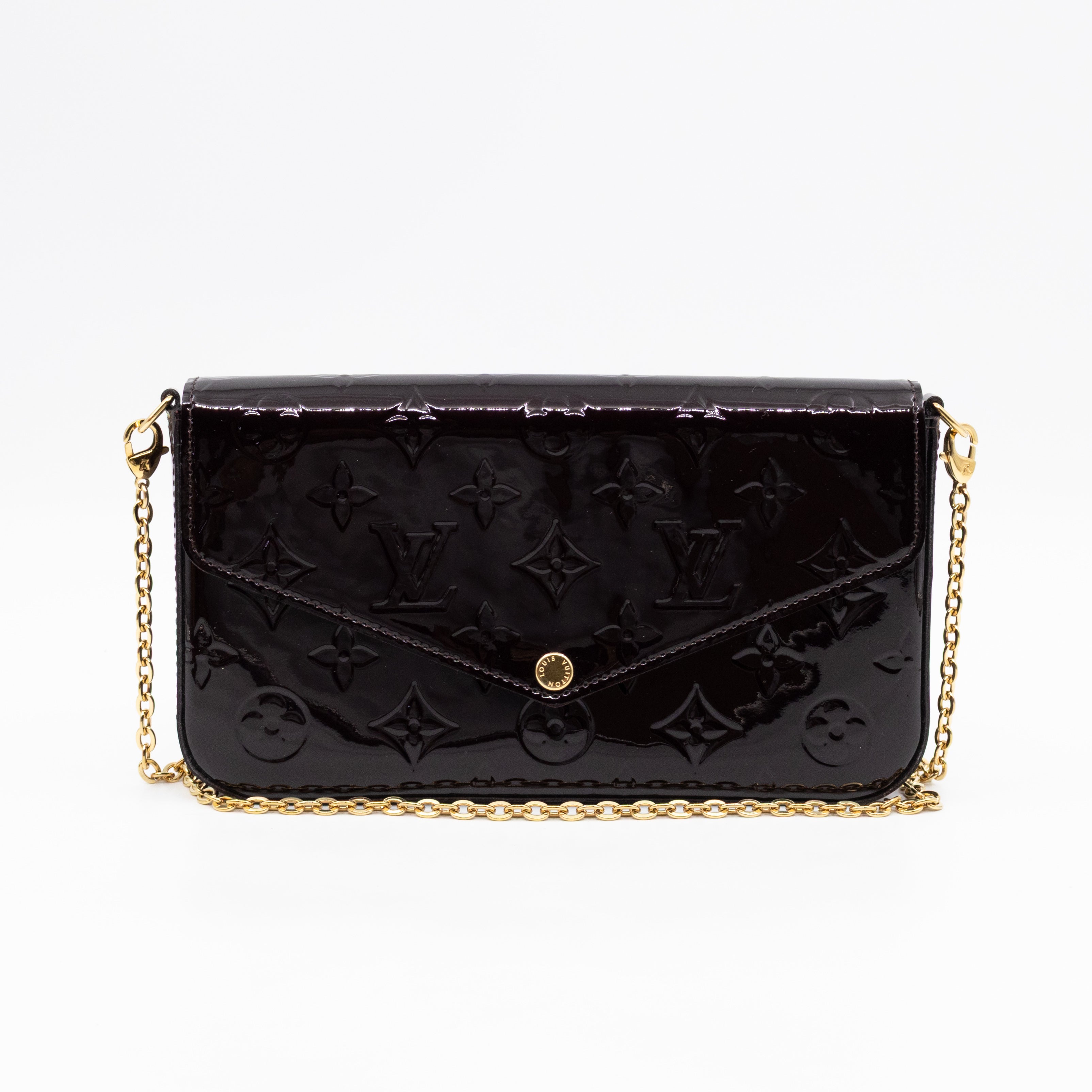 Pochette Felicie Vernis Amarante