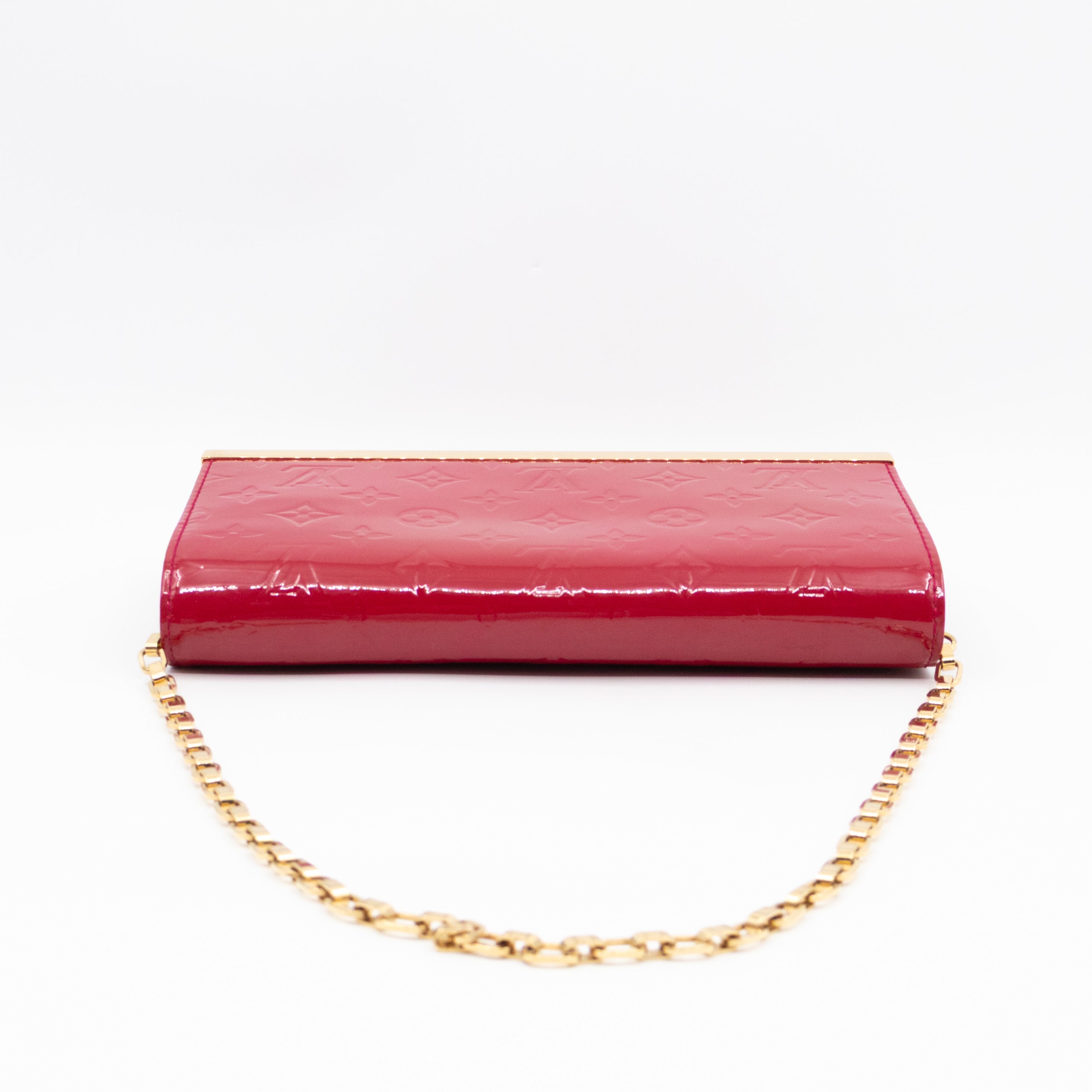 Ana Clutch Vernis Indian Rose